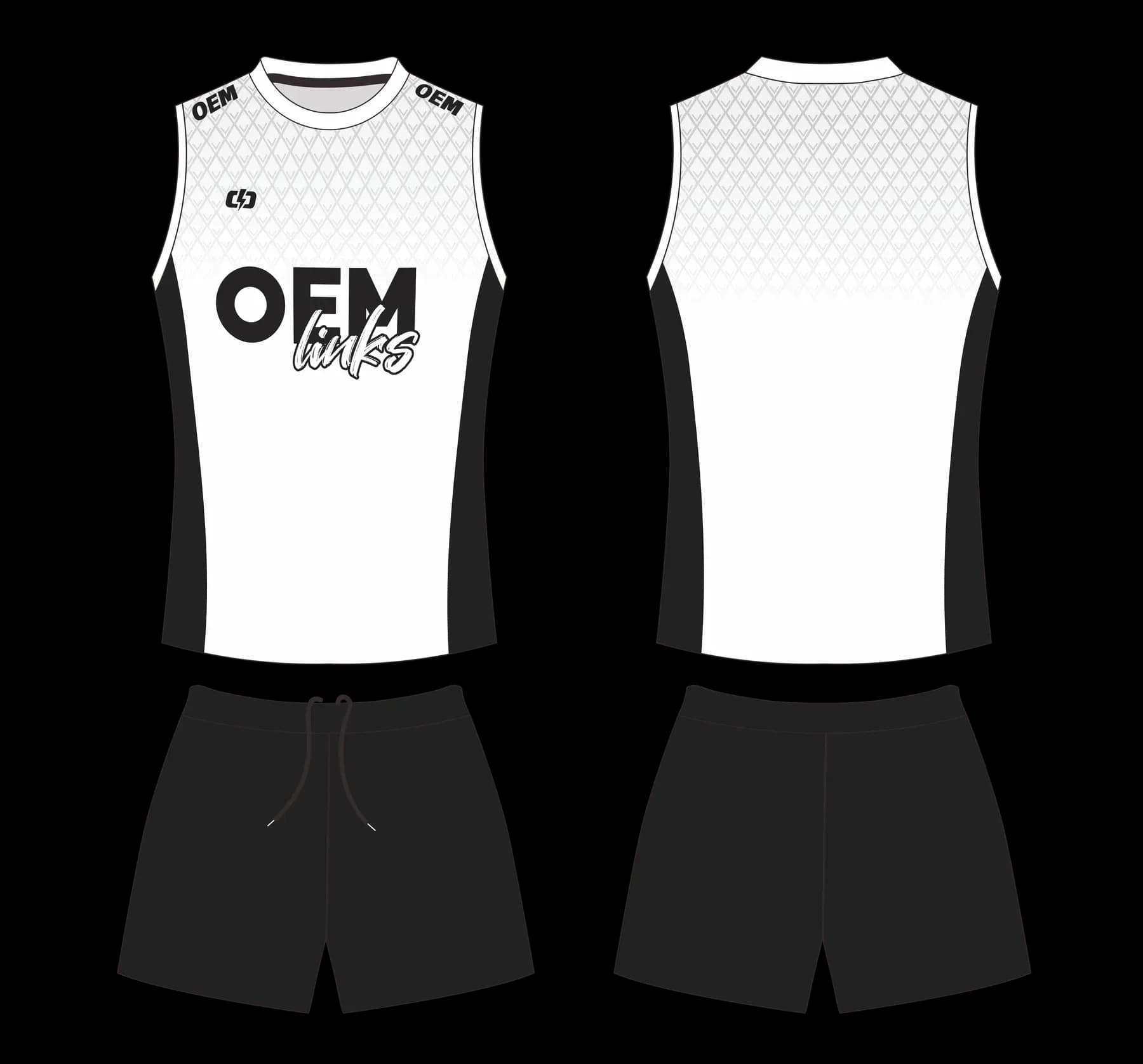 Custom volleyball uniform design UW14