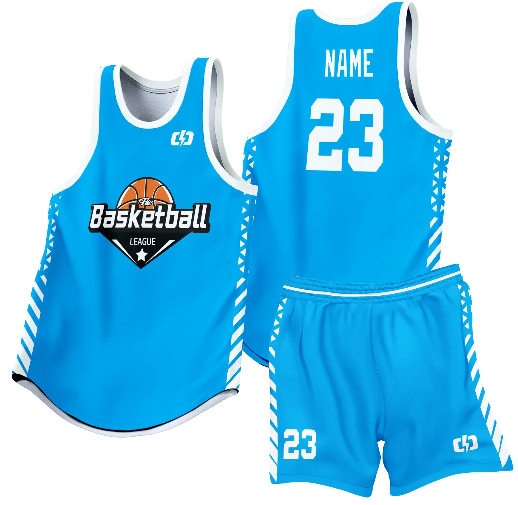 Custom basketball uniform design B32