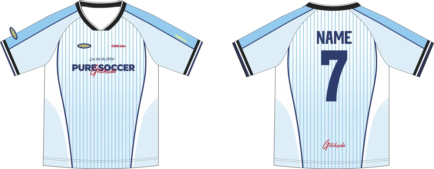 Custom soccer uniform design FG31