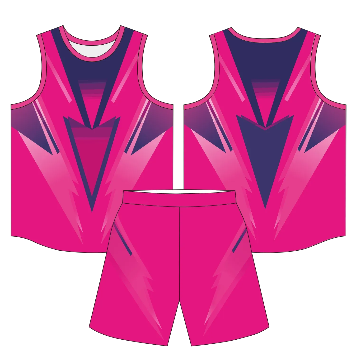 Custom basketball uniform design B61