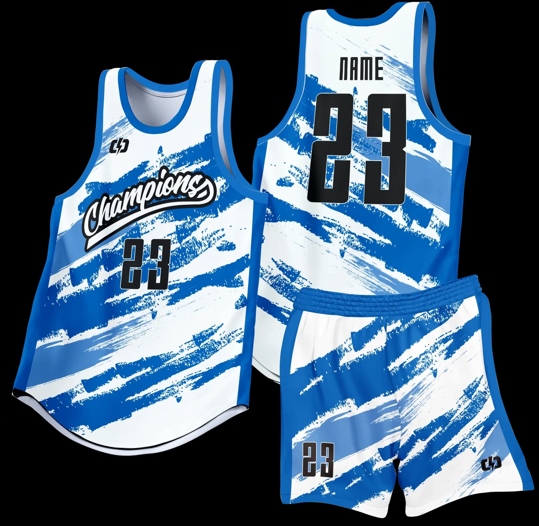 Custom basketball uniform design B73