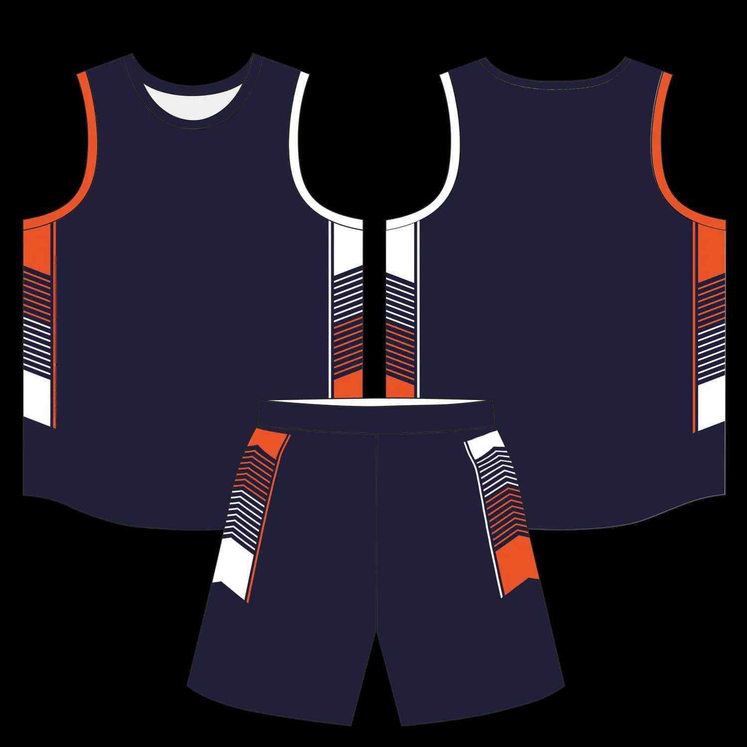 Custom basketball uniform design B72