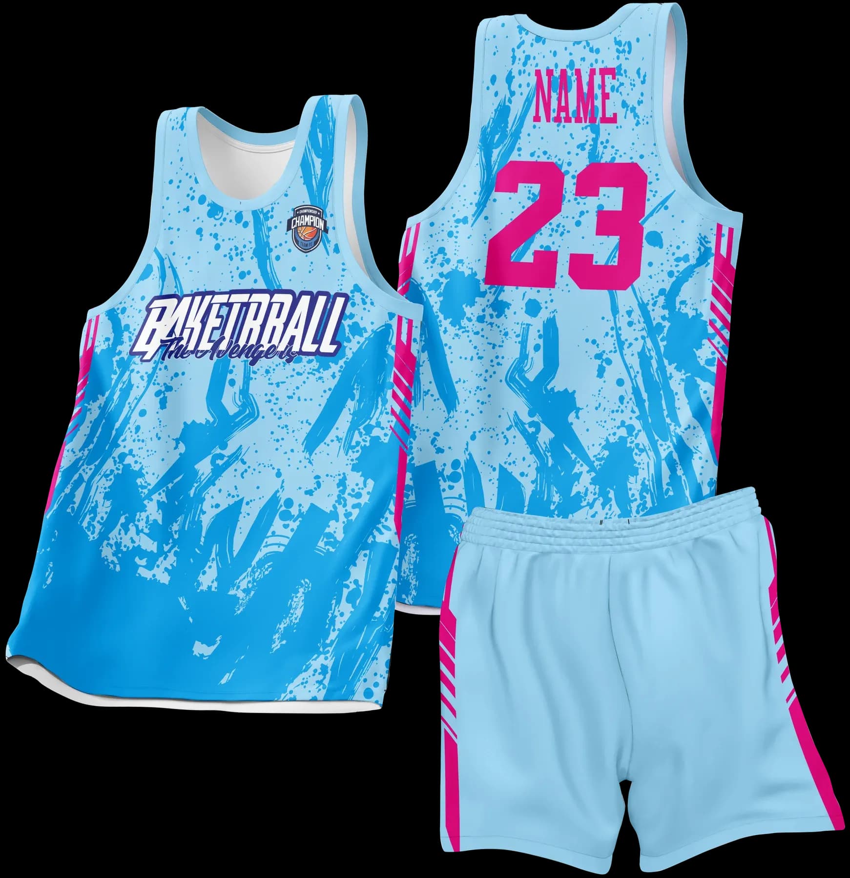 Custom basketball uniform design B18JW