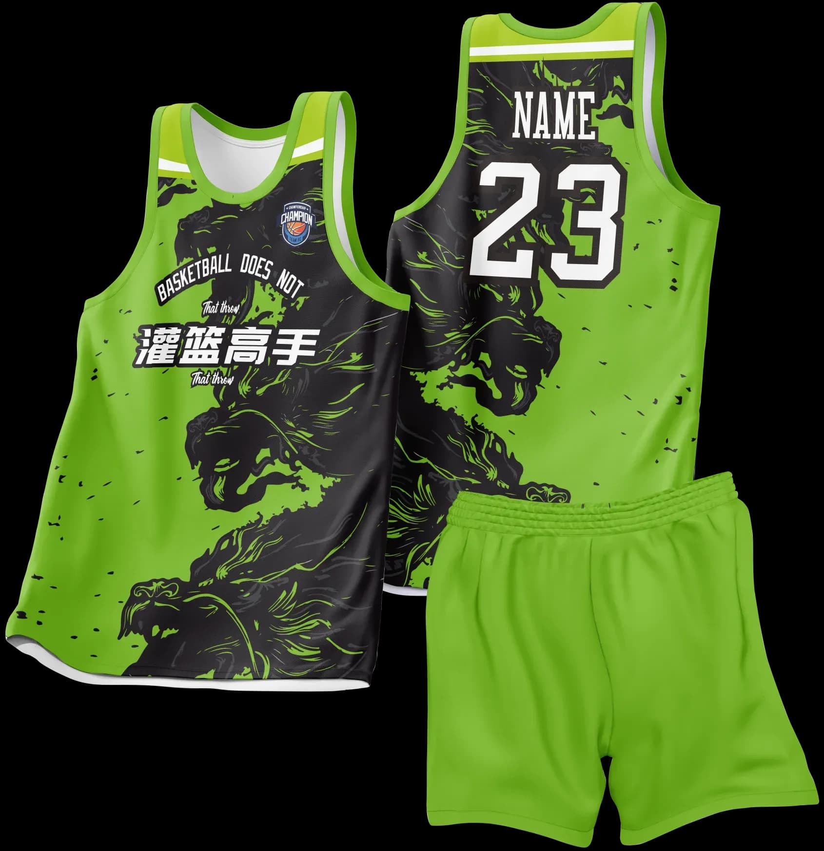 Custom basketball uniform design B28JW