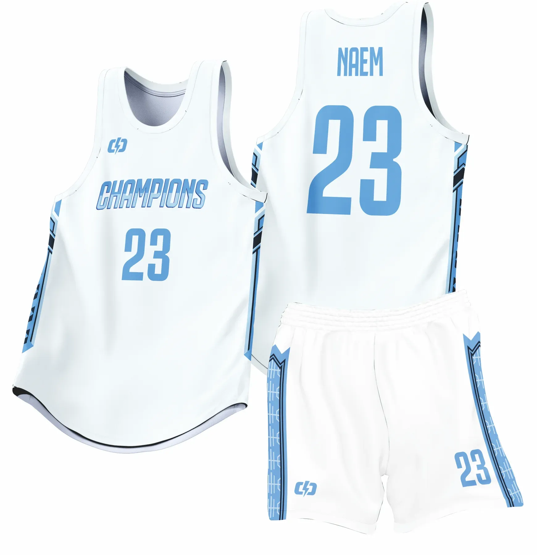 Custom basketball uniform design B68