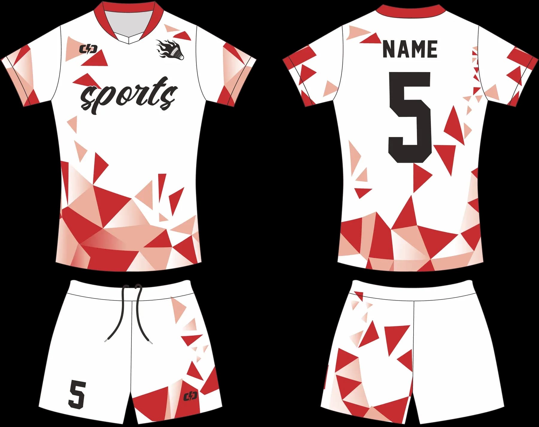 Custom volleyball uniform design UP37