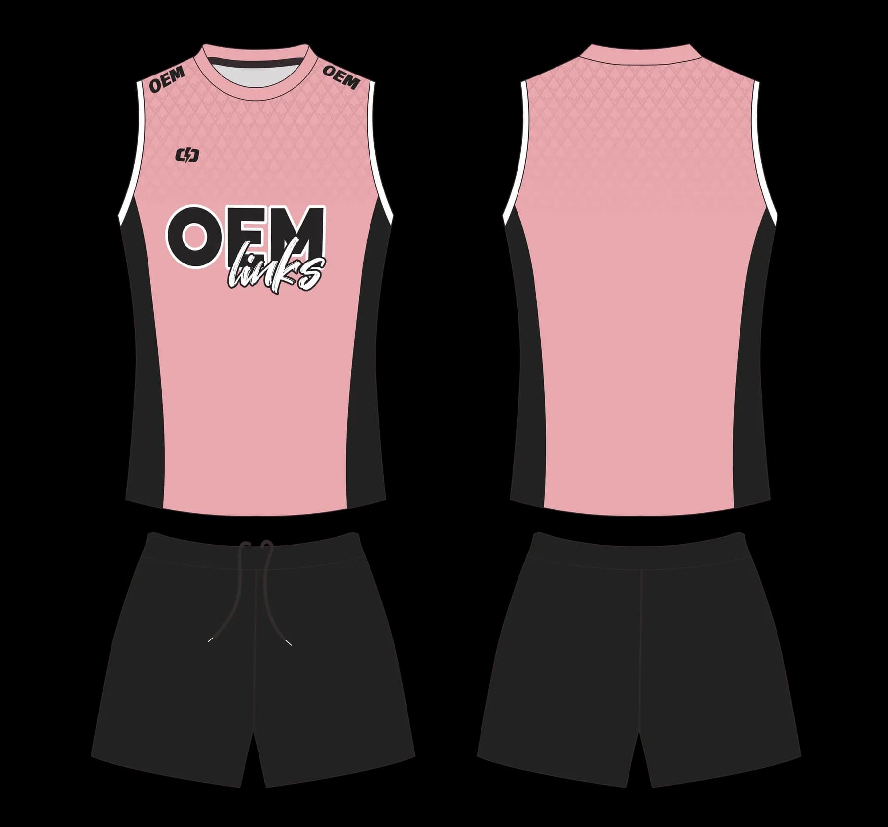 Custom volleyball uniform design UW14