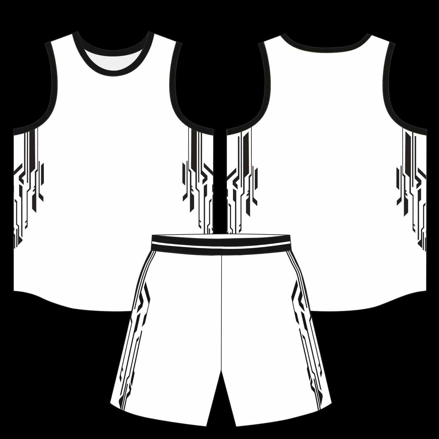 Custom basketball uniform design B42