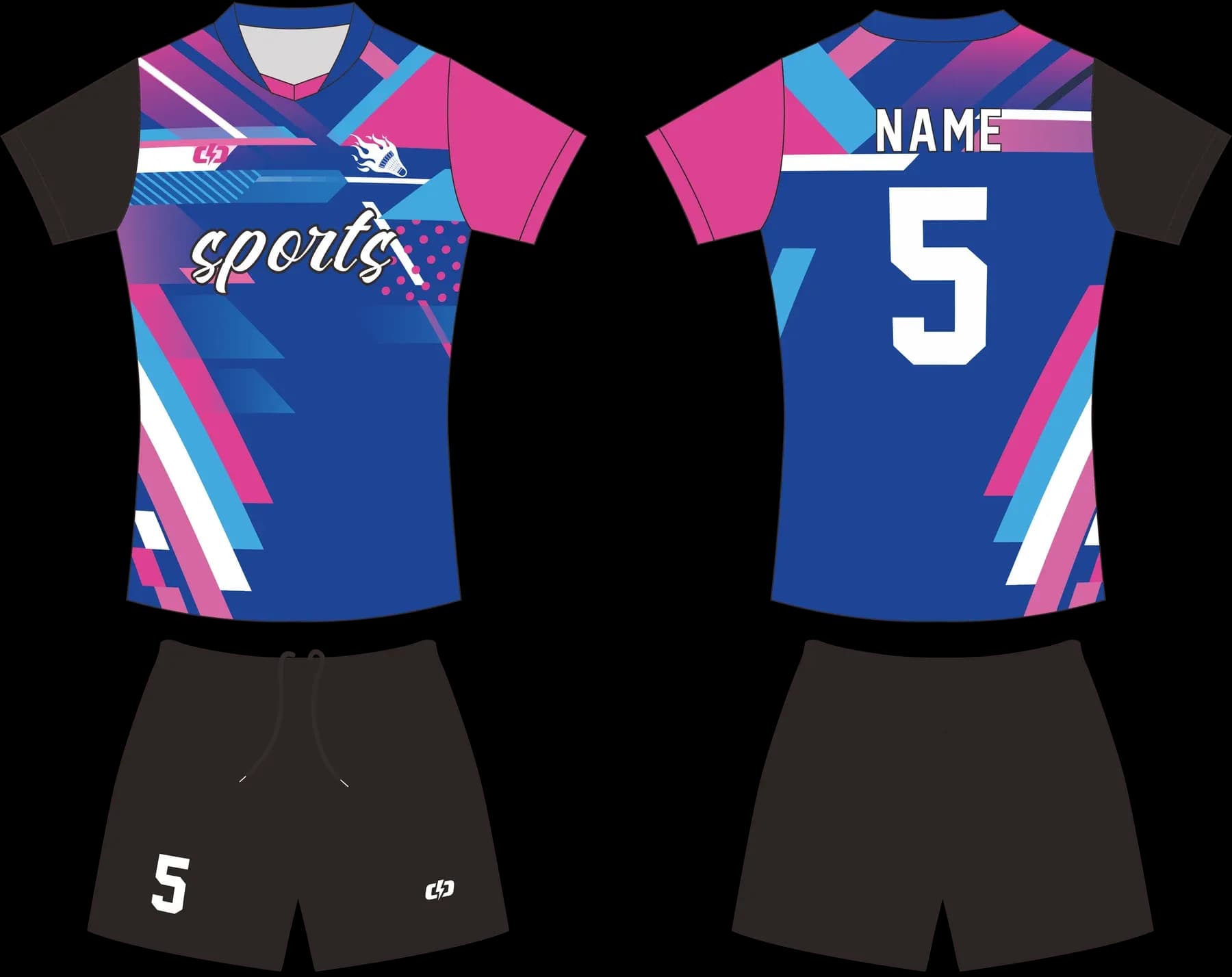 Custom volleyball uniform design UP16