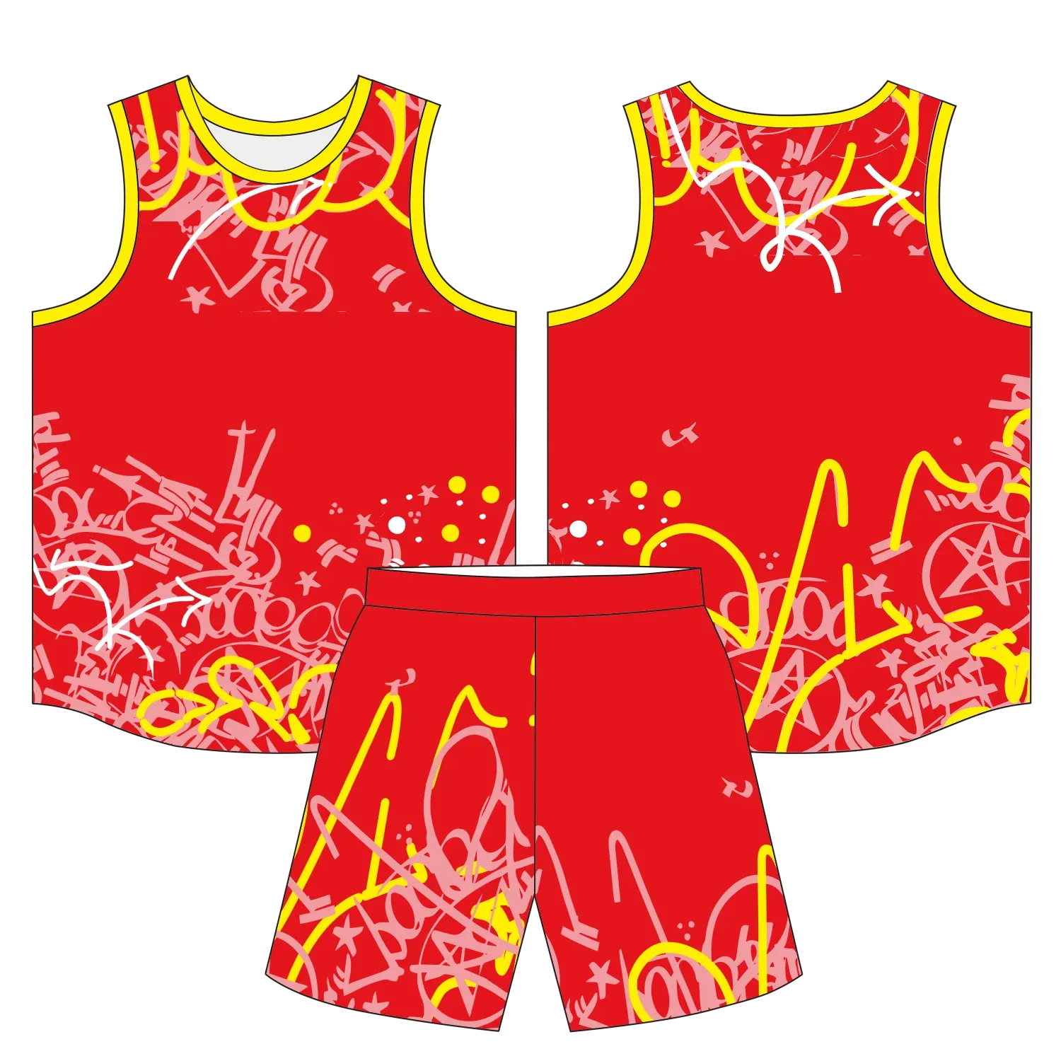 Custom basketball uniform design B81