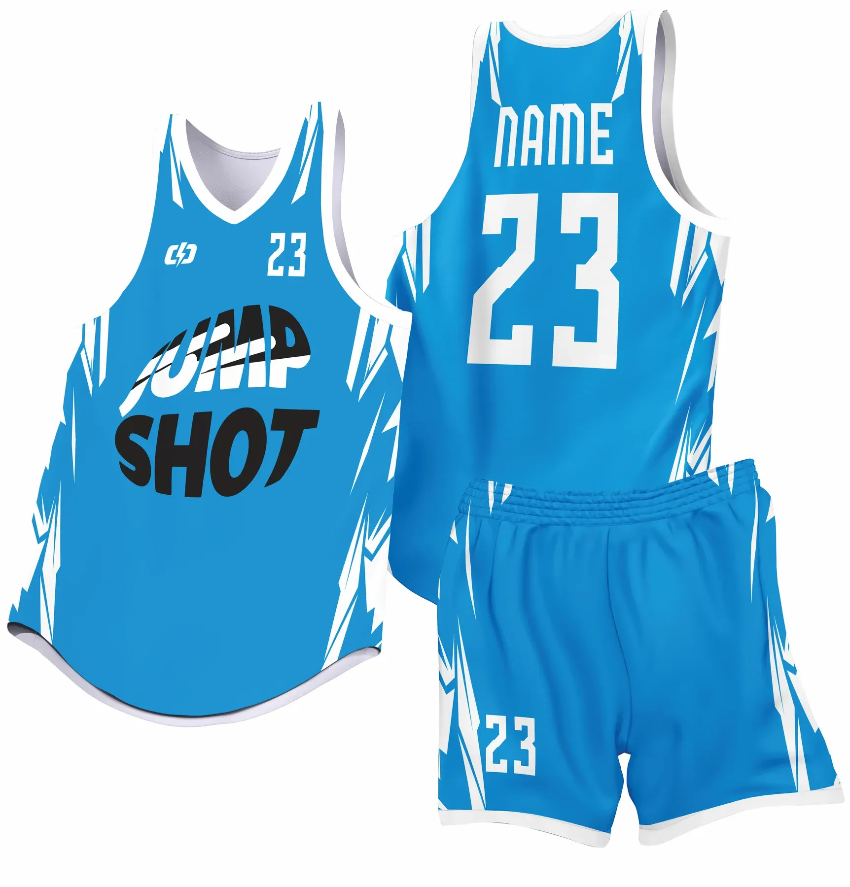 Custom basketball uniform design B83