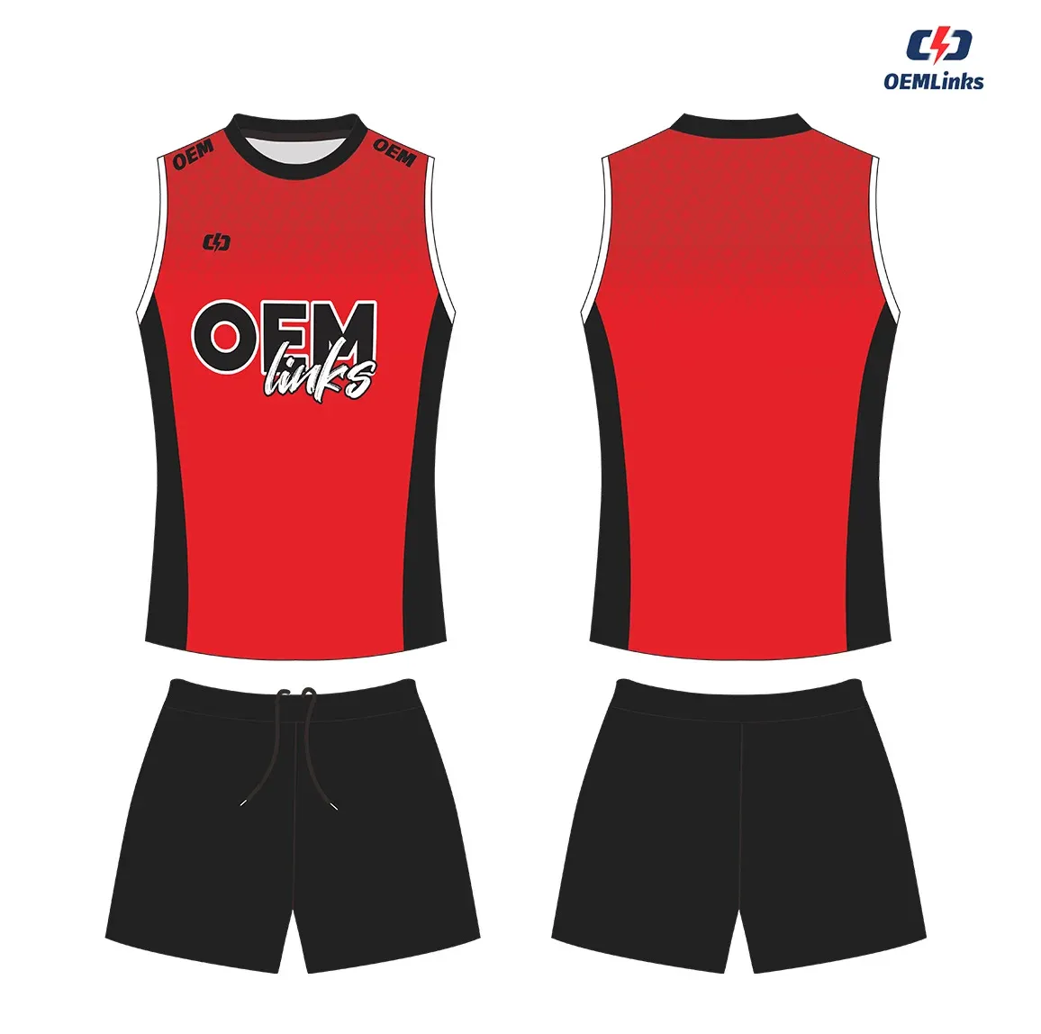 Custom volleyball uniform design UW14