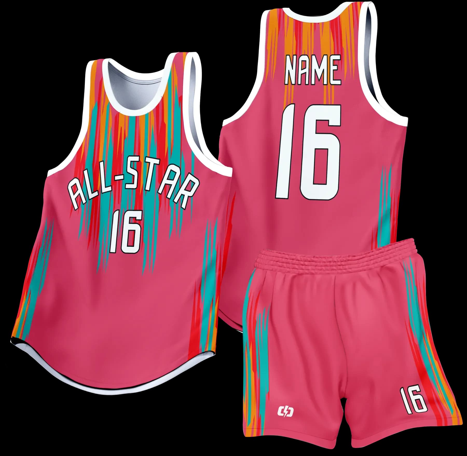 Custom basketball uniform design B67