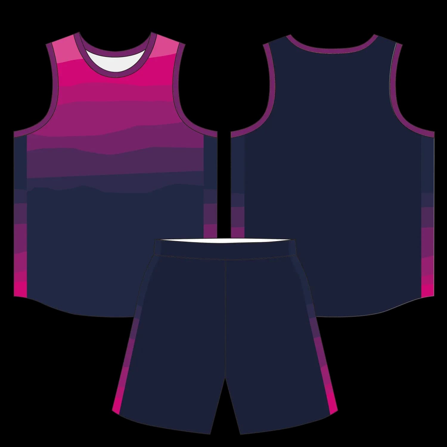 Custom basketball uniform design B74