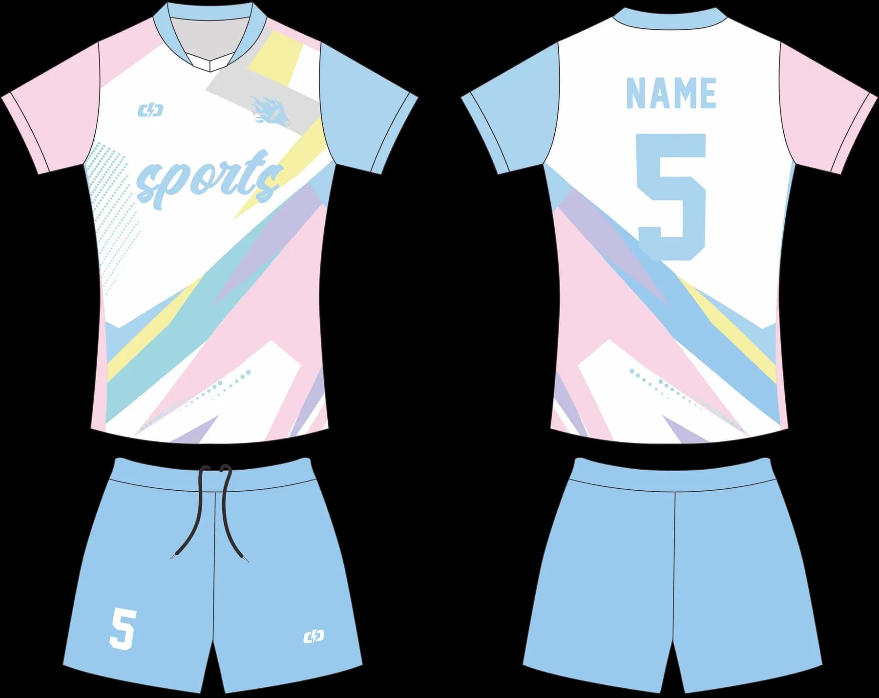 Custom volleyball uniform design UP24