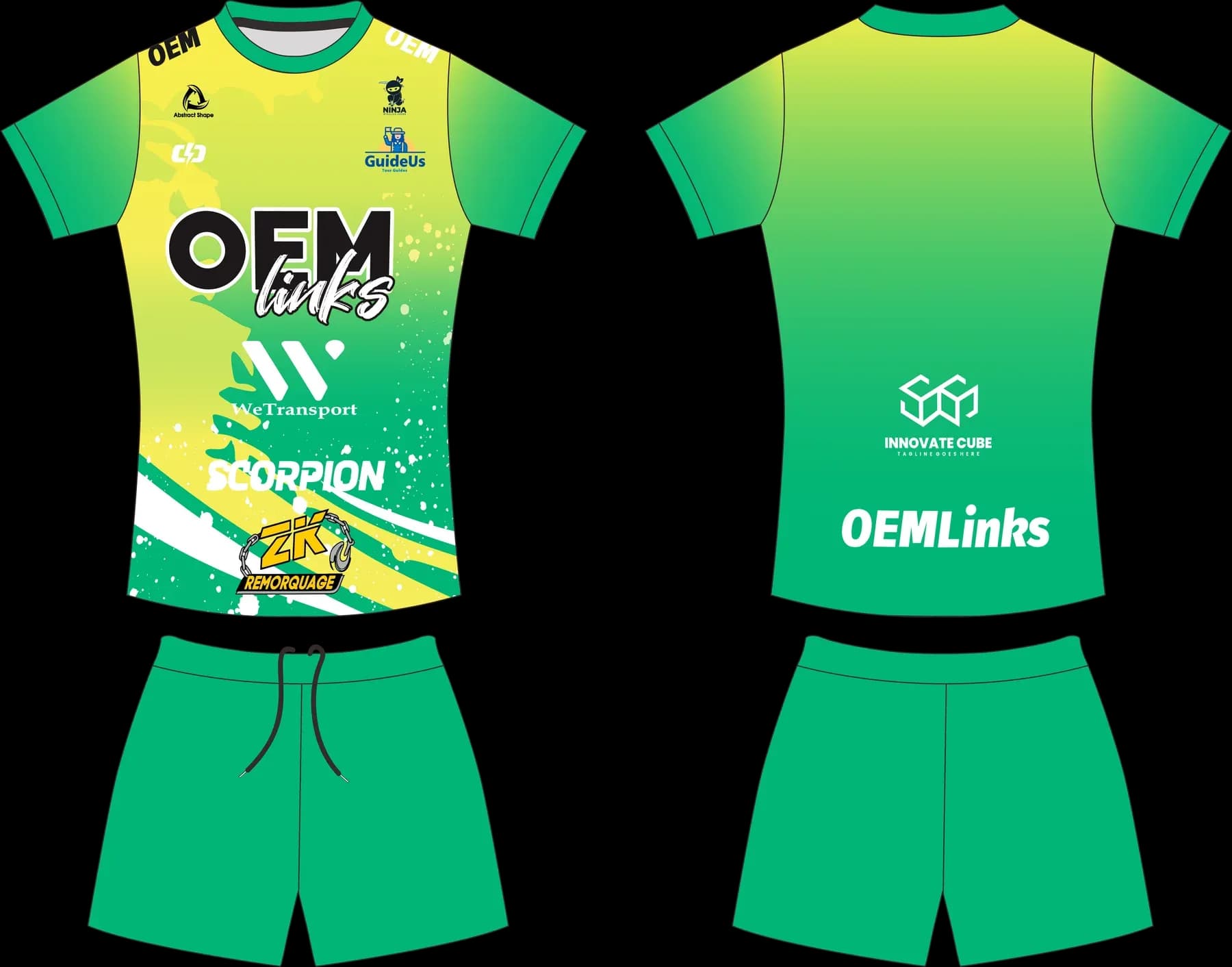 Custom volleyball uniform design UP03