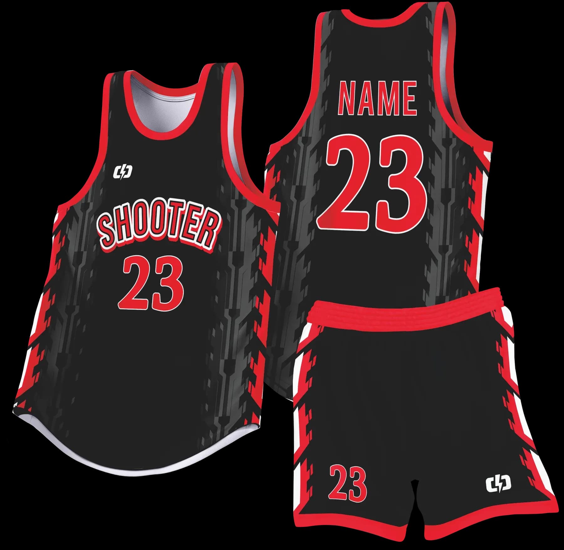 Custom basketball uniform design B88