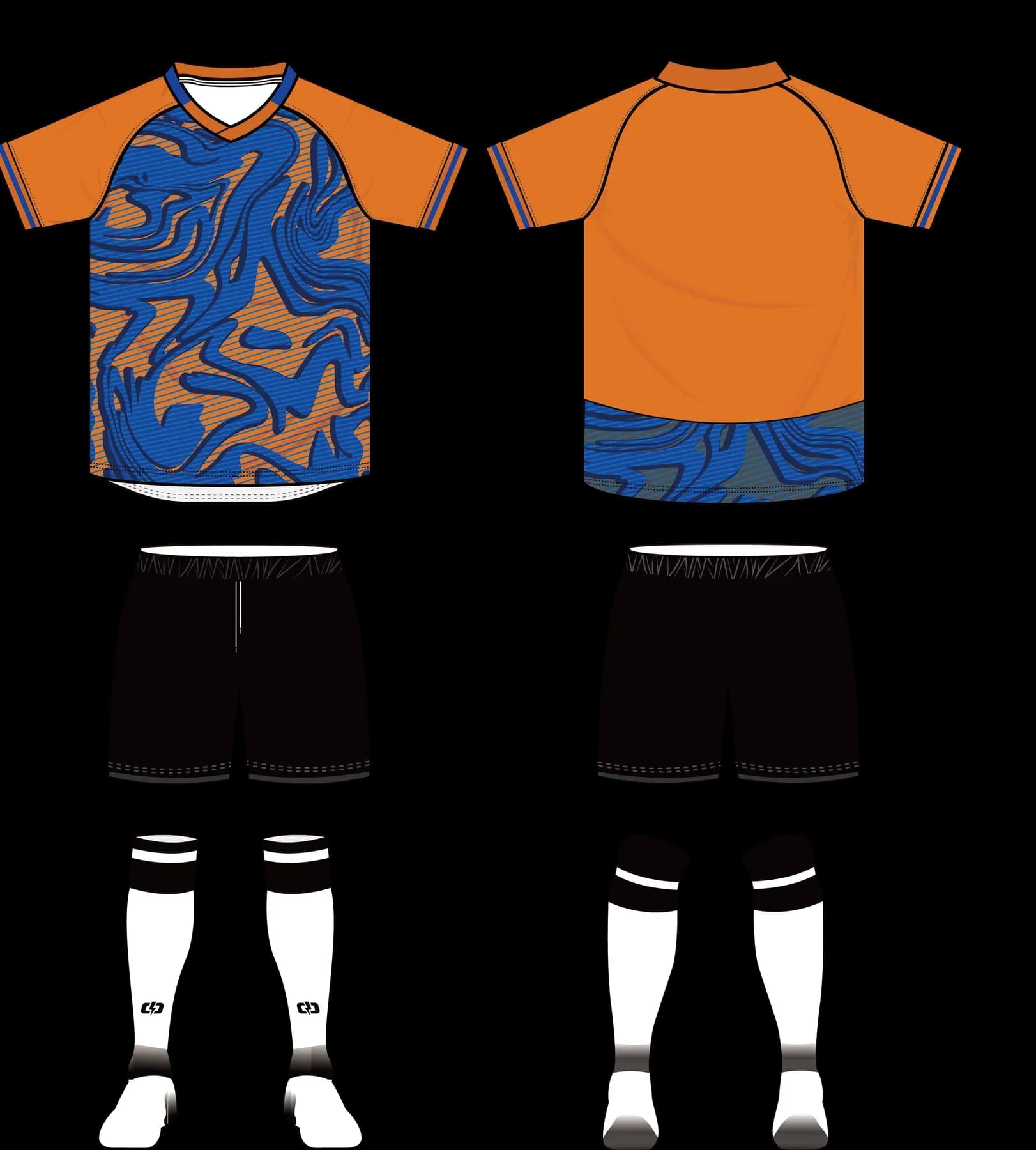 Custom soccer uniform design ZQF2024806