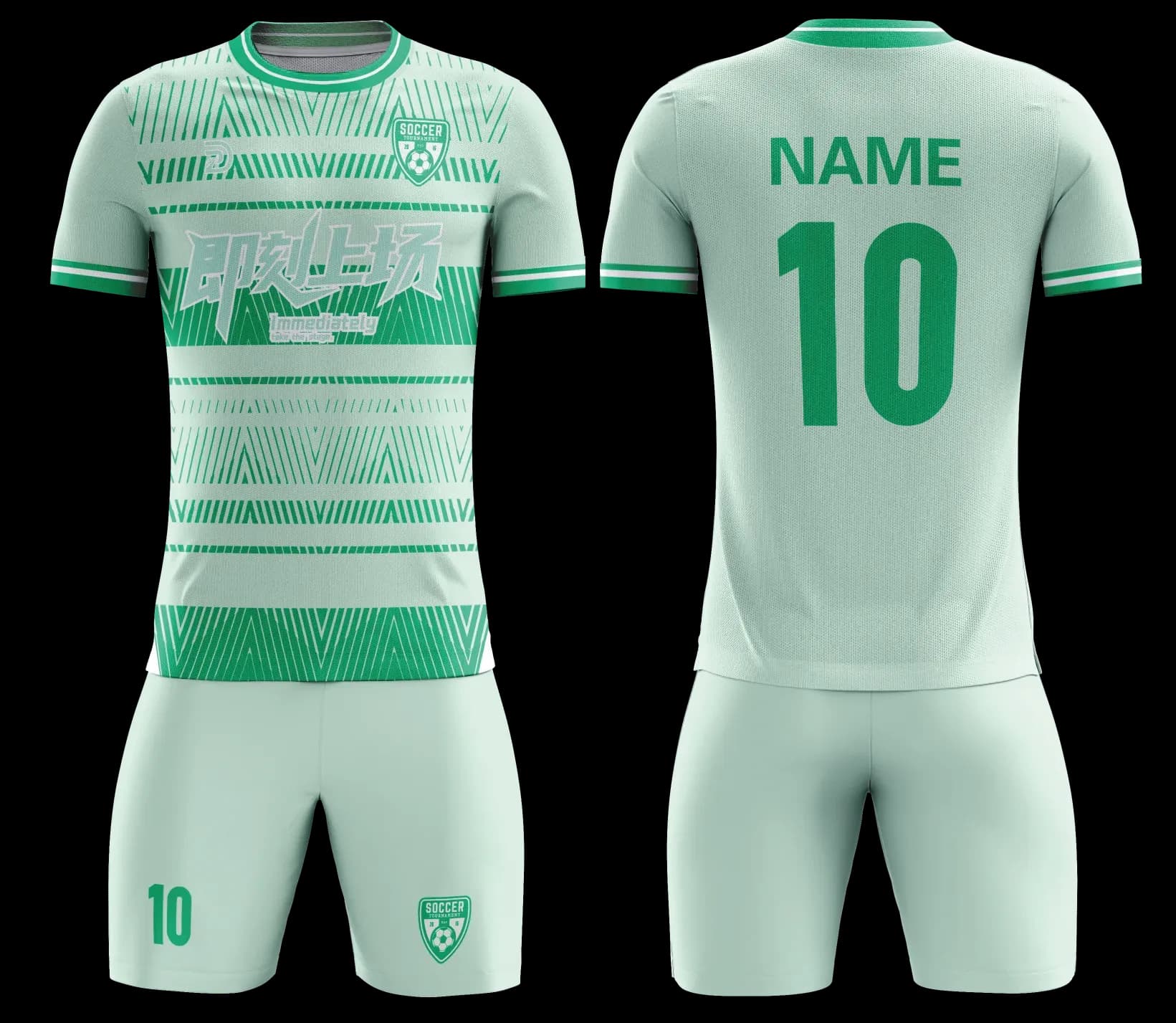 Custom soccer uniform design Z140JW
