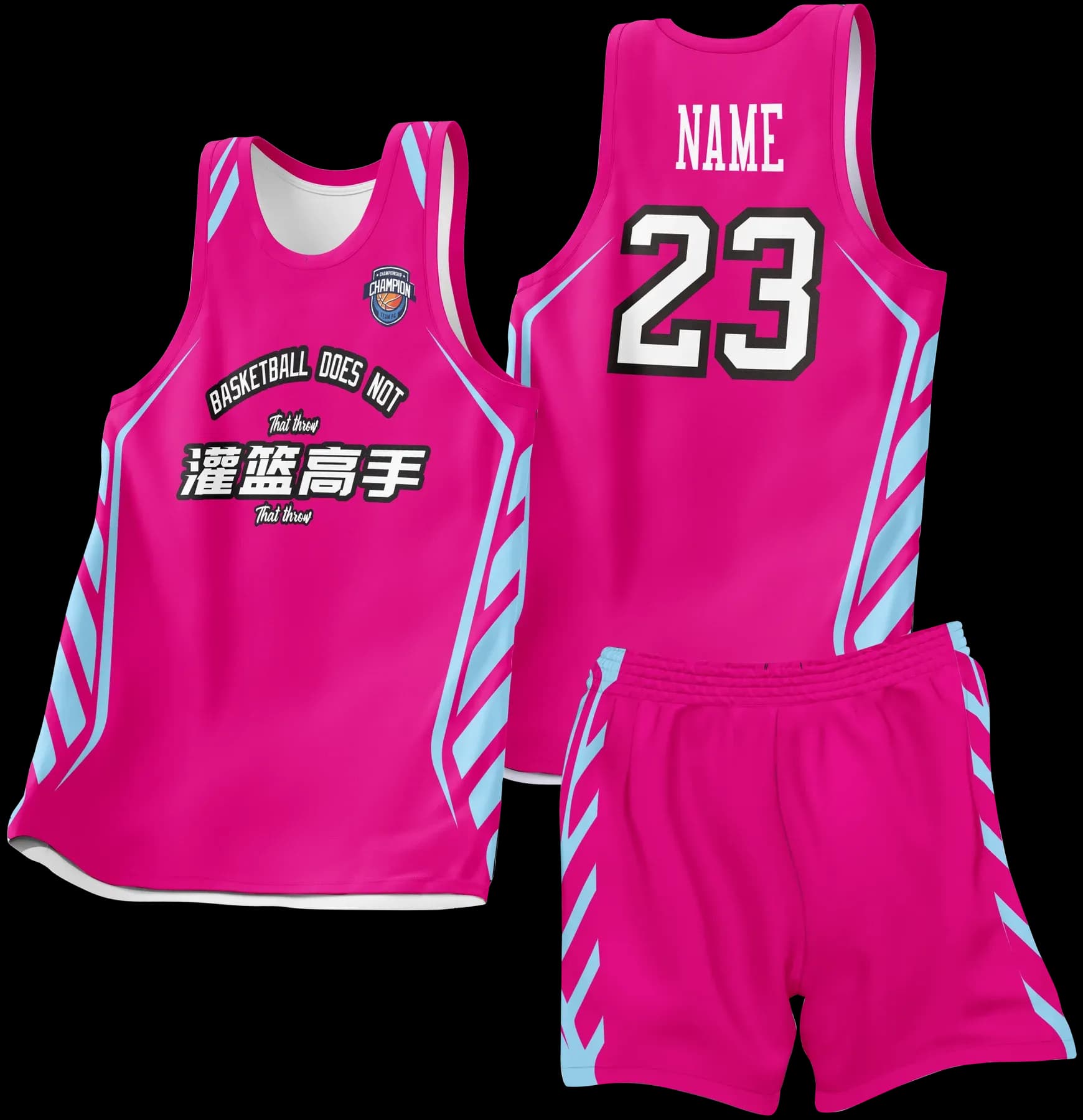 Custom basketball uniform design B30JW