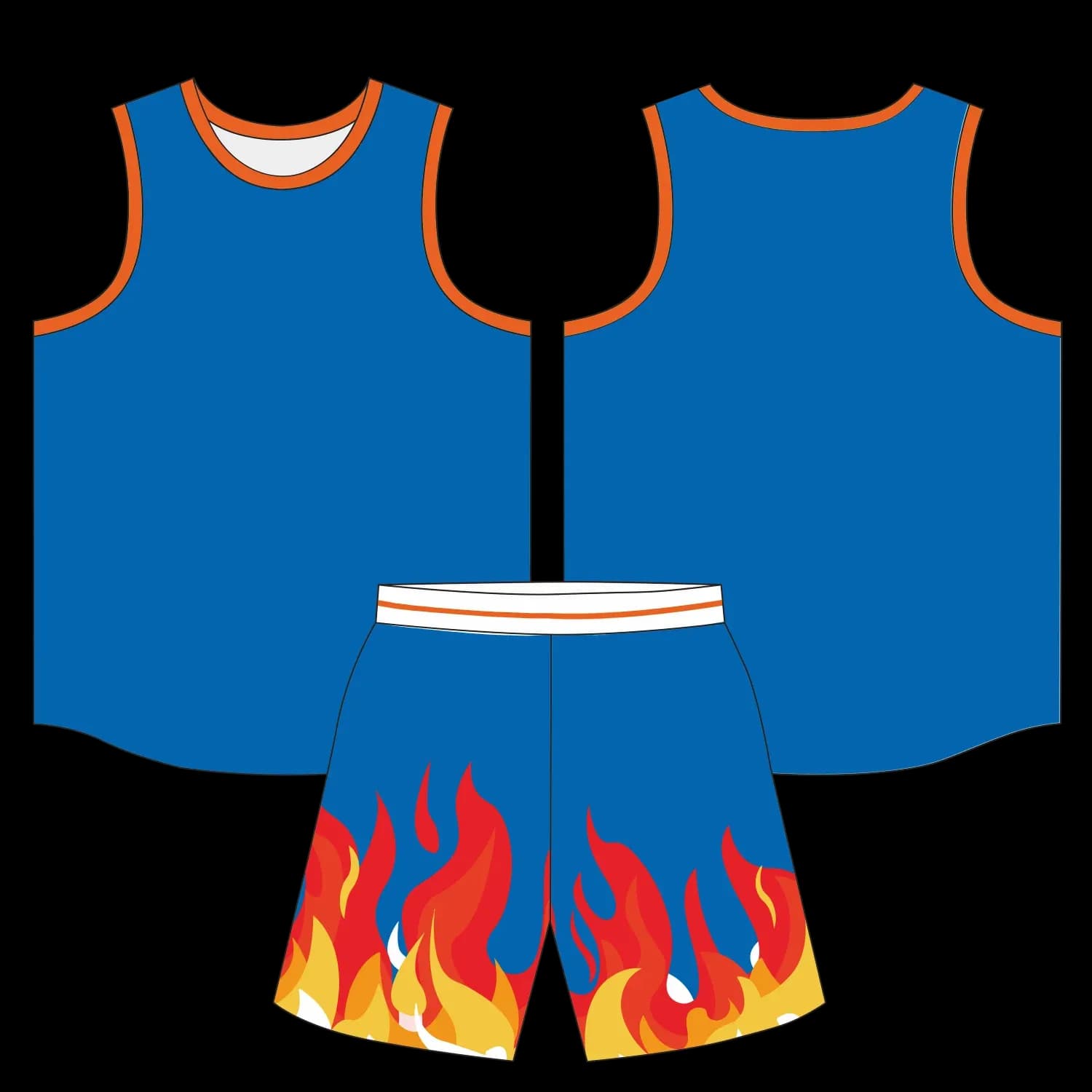 Custom basketball uniform design B29