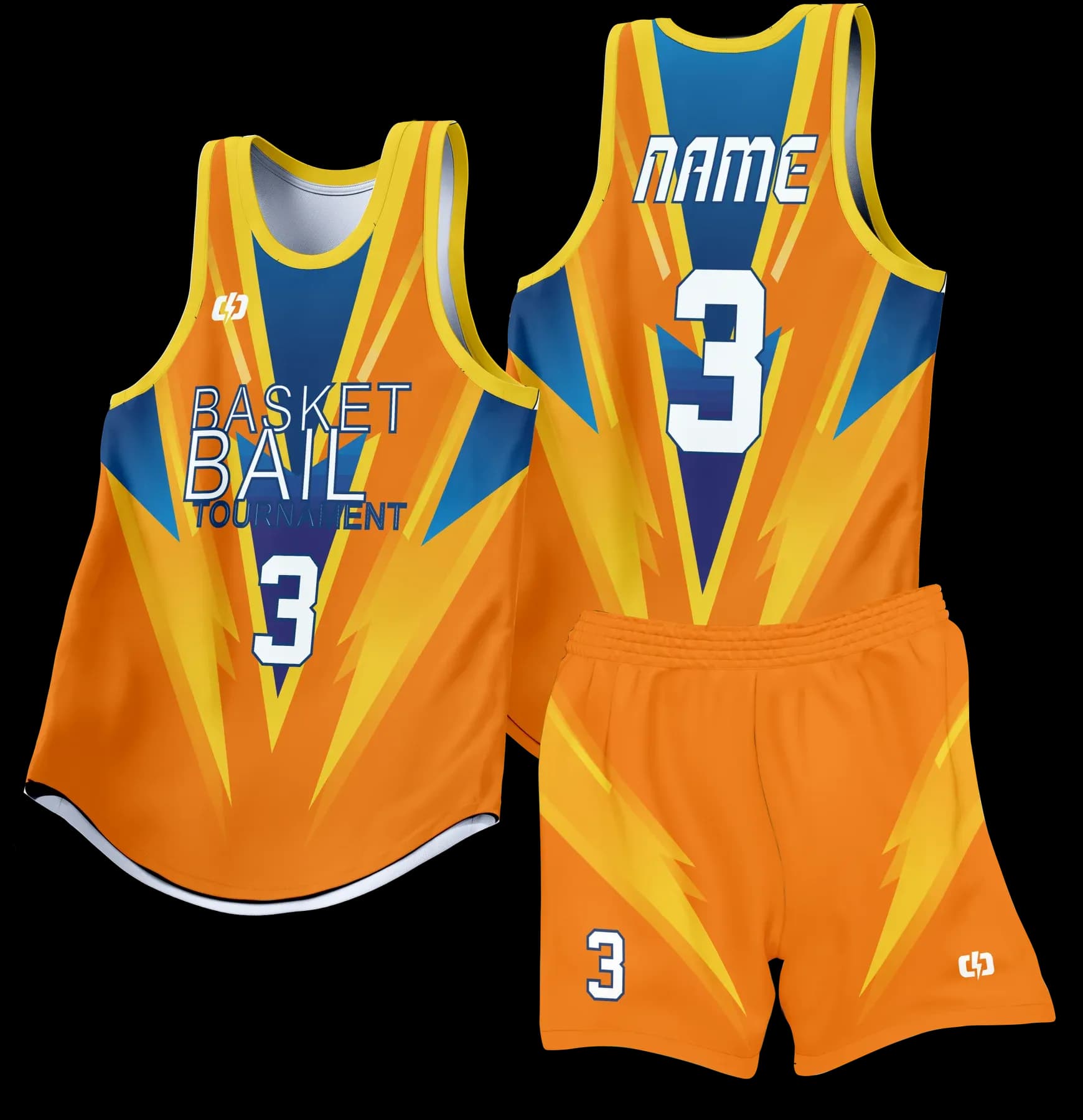 Custom basketball uniform design B61