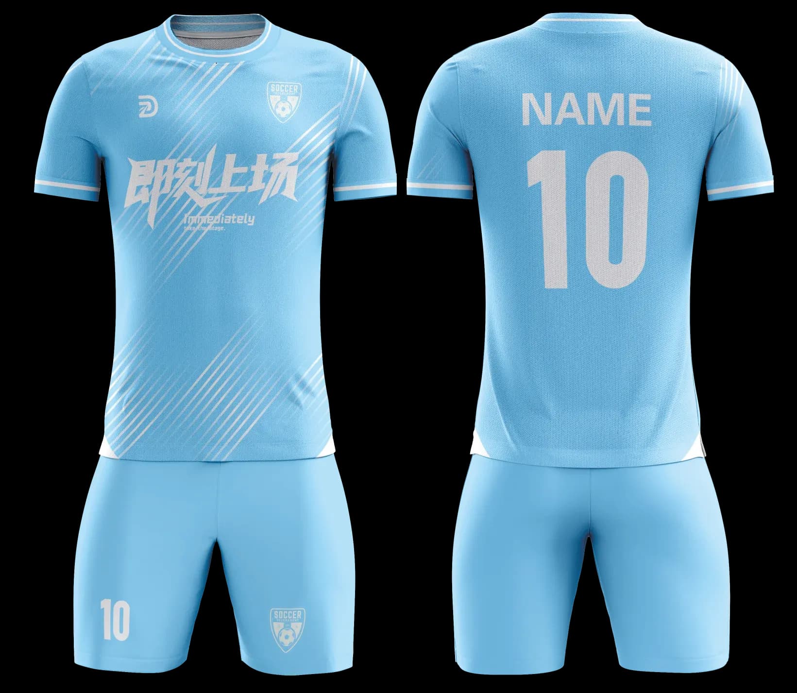 Custom soccer uniform design Z130JW