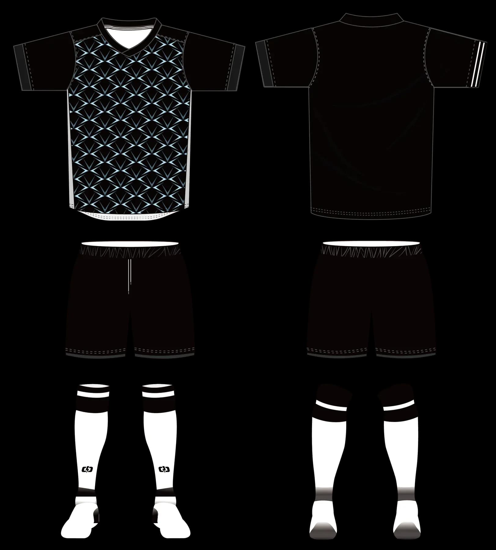 Custom soccer uniform design ZQF2024812