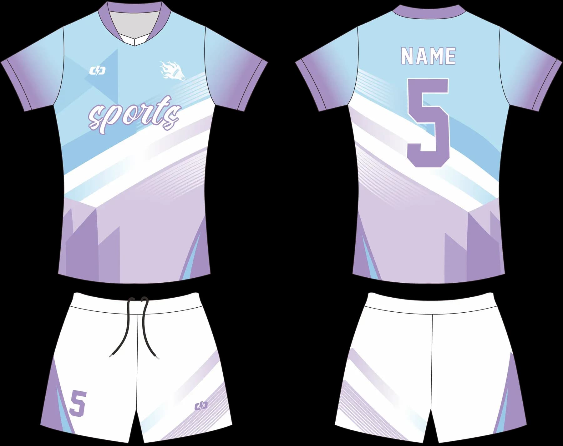Custom volleyball uniform design UP26