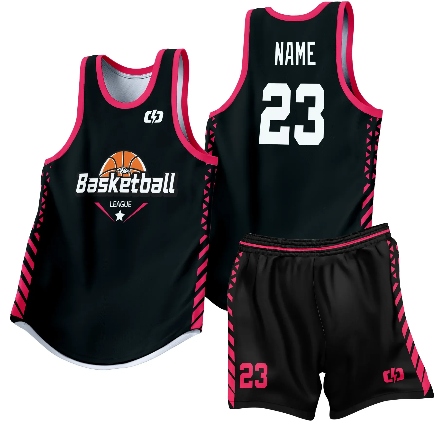 Custom basketball uniform design B32