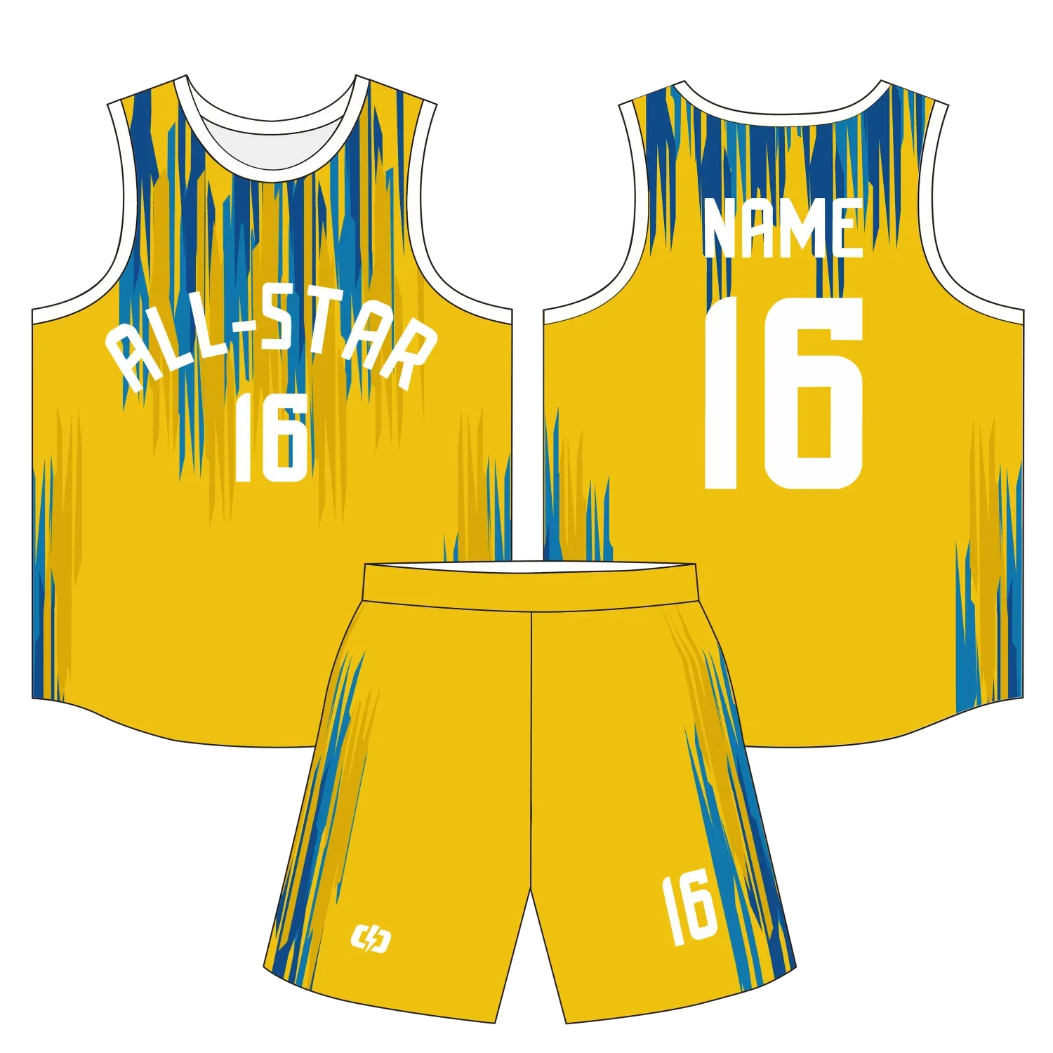 Custom basketball uniform design B67
