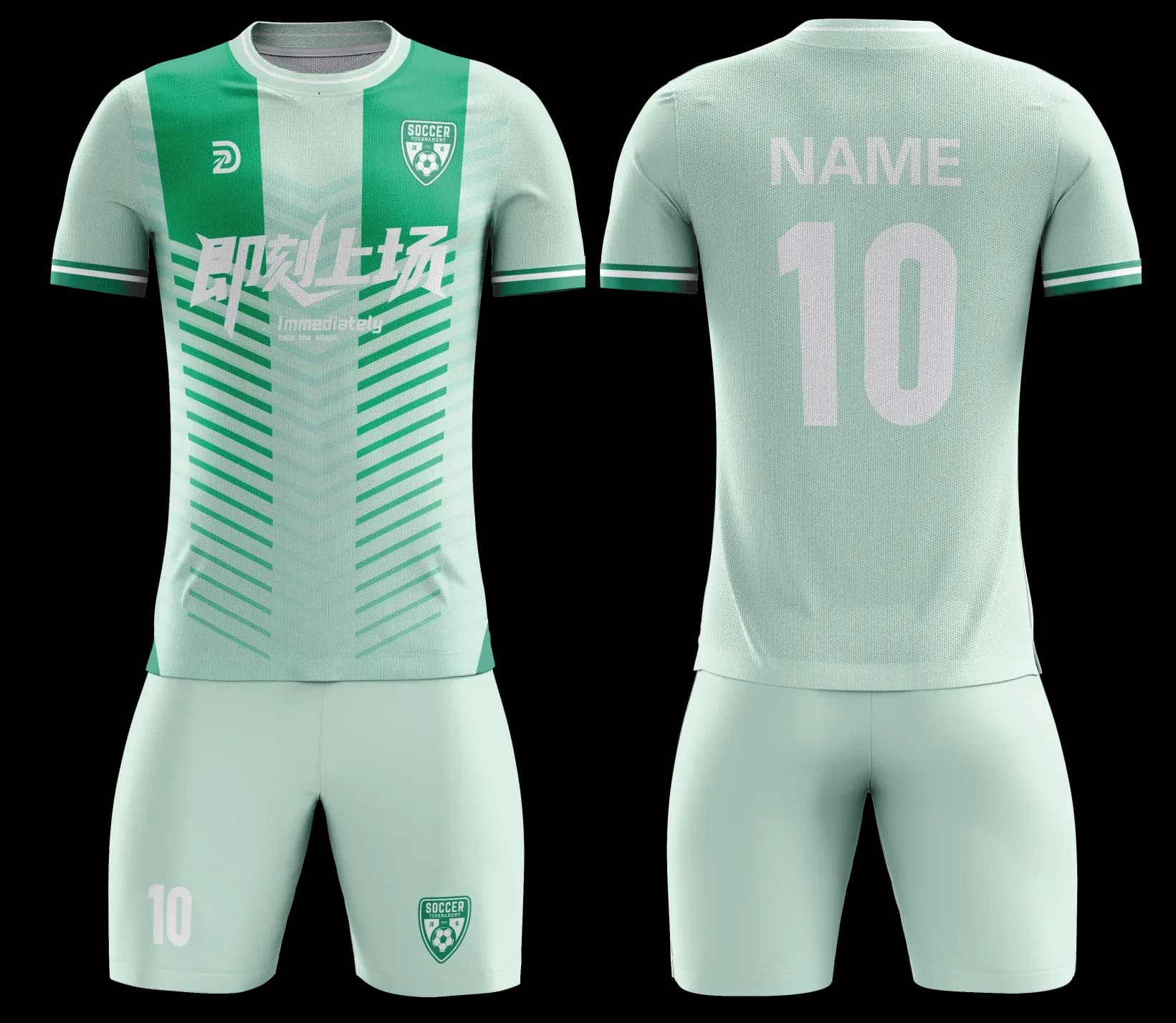 Custom soccer uniform design Z142JW