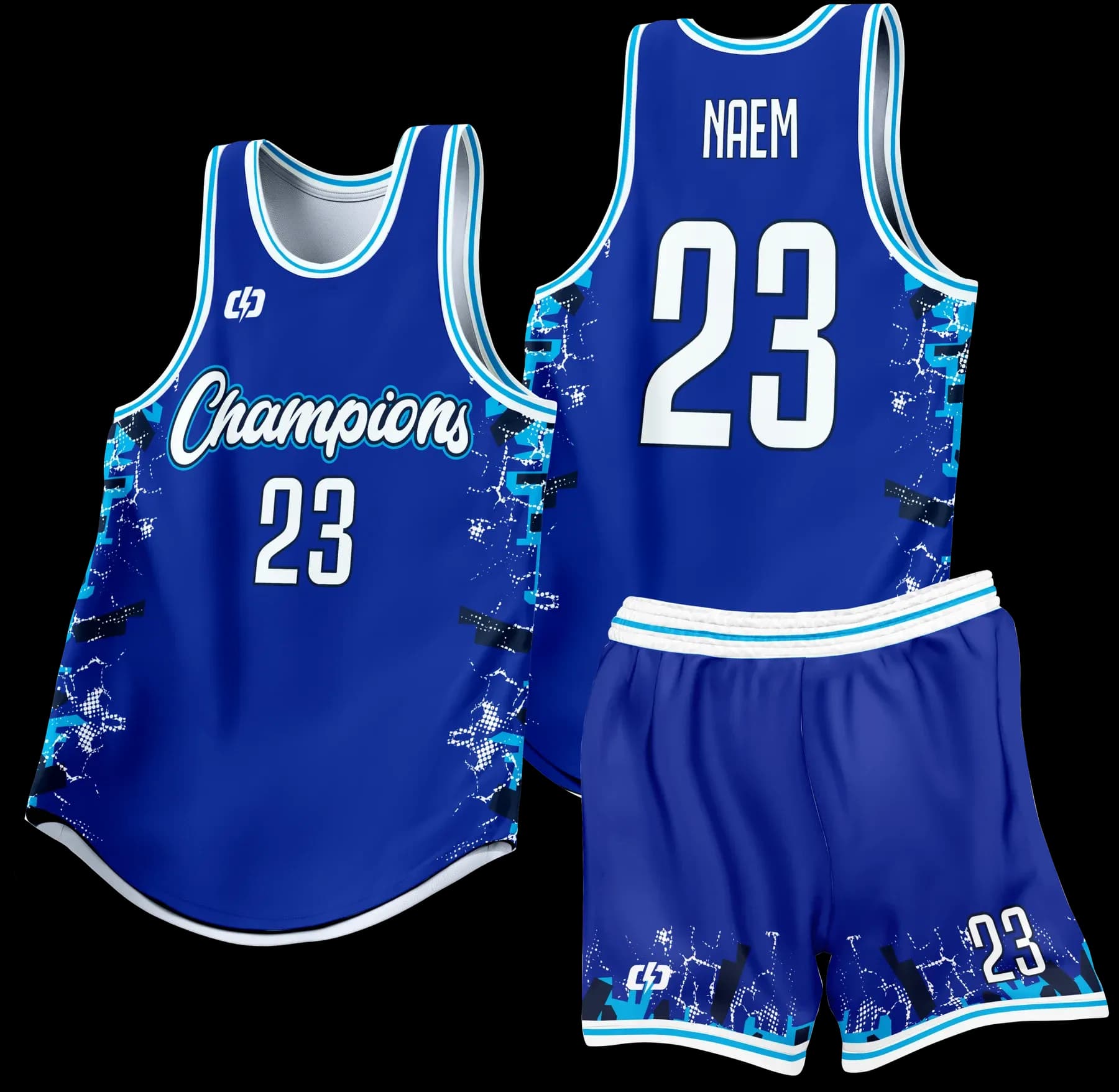 Custom basketball uniform design B70