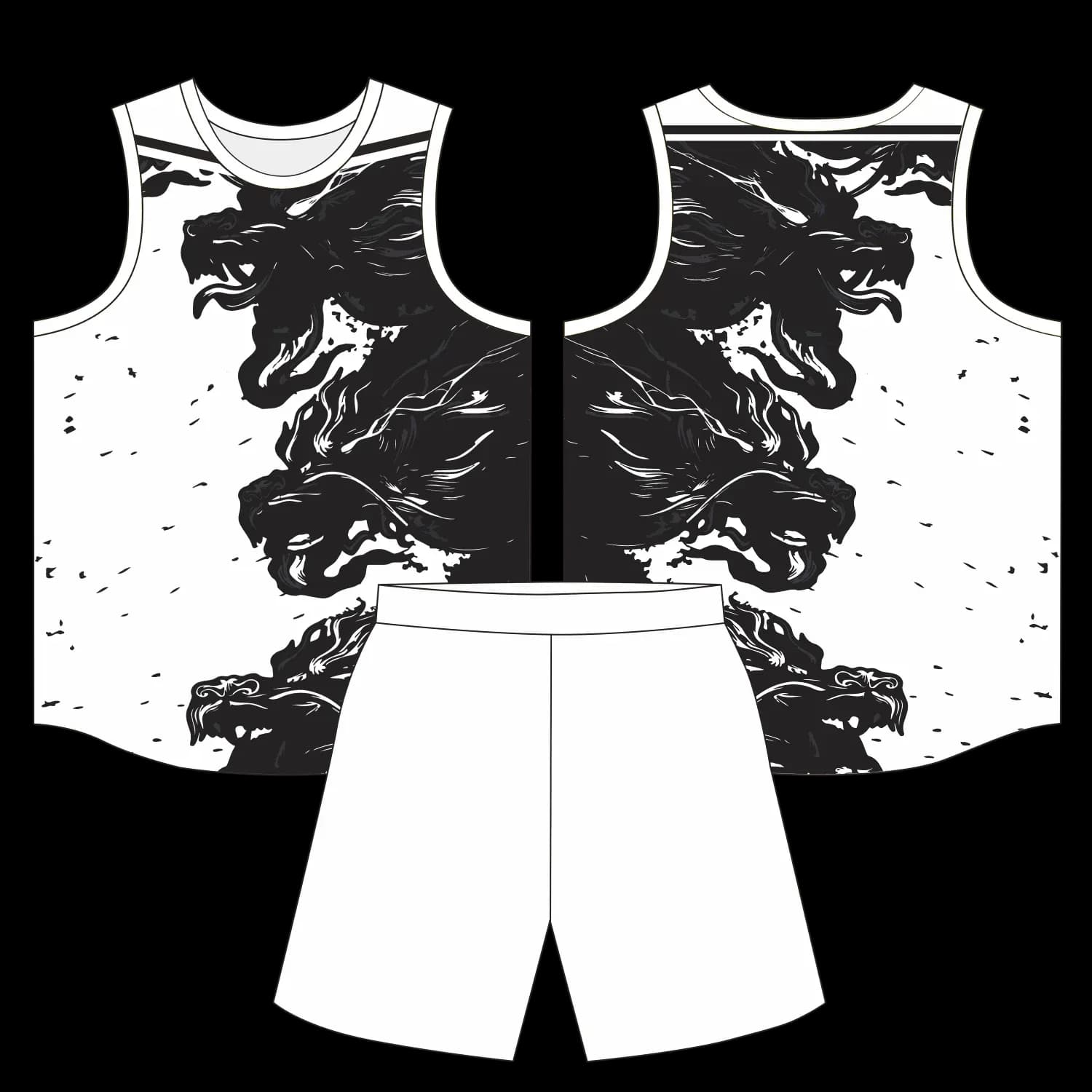 Custom basketball uniform design B28JW