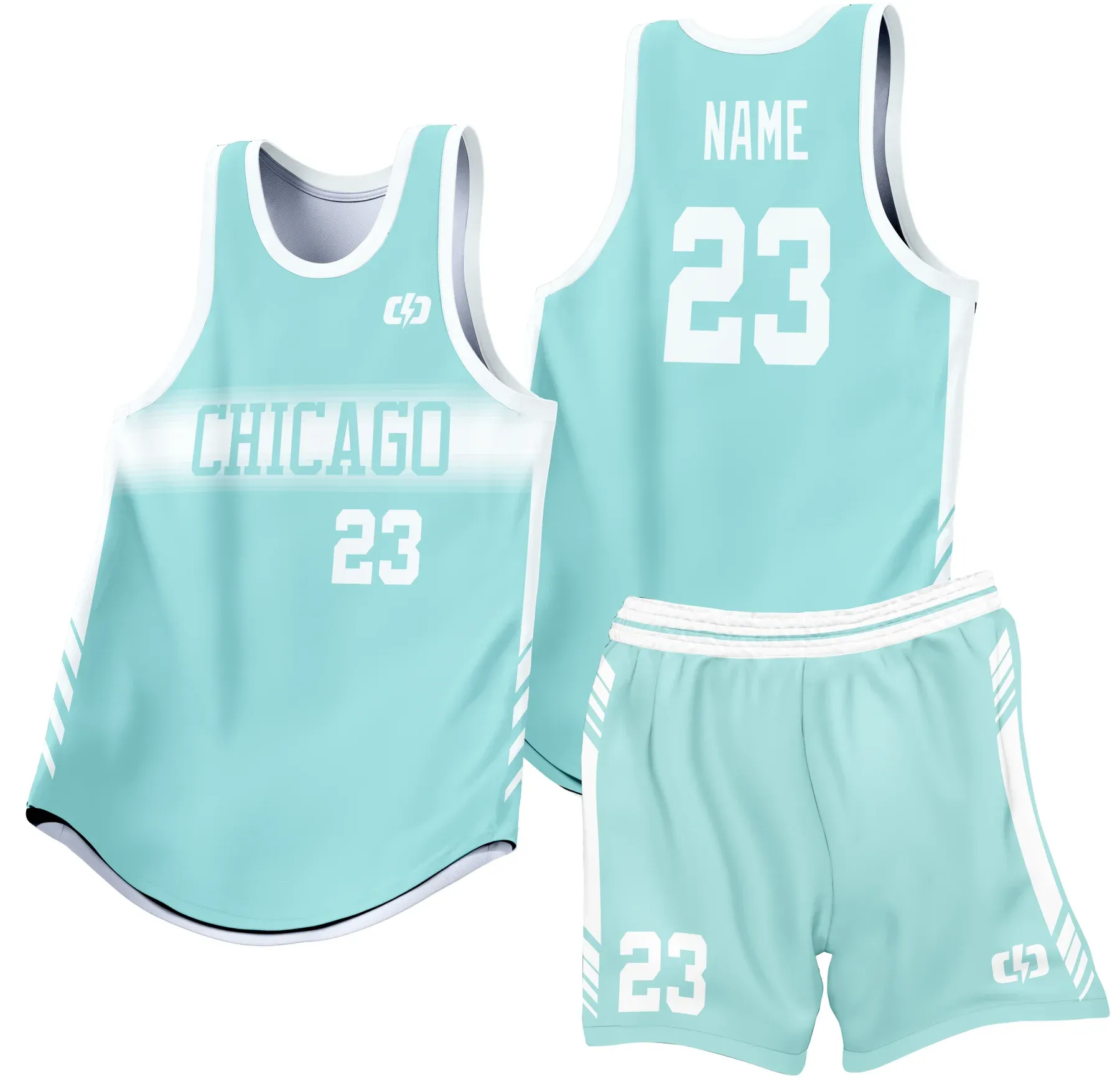 Custom basketball uniform design B36
