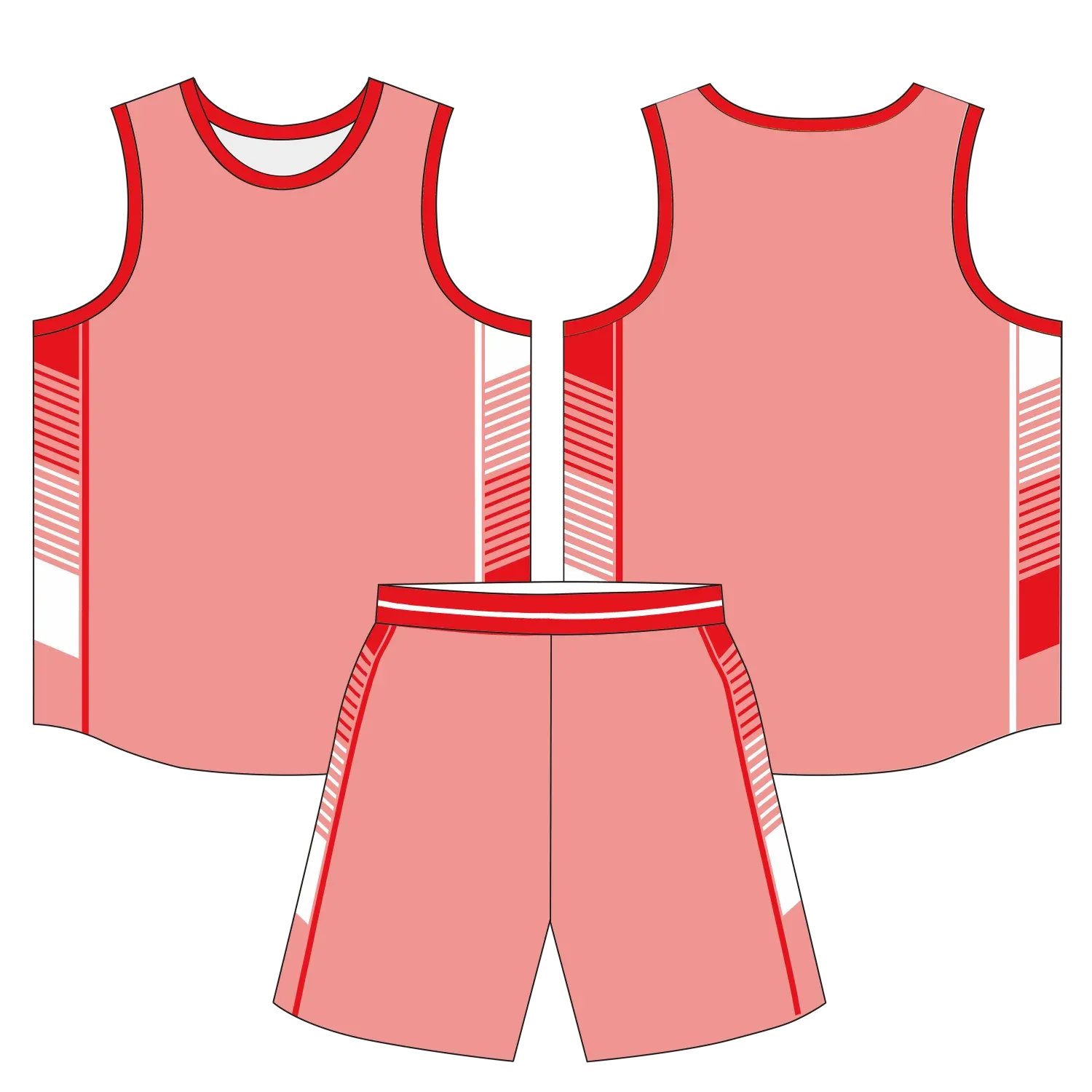 Custom basketball uniform design B43