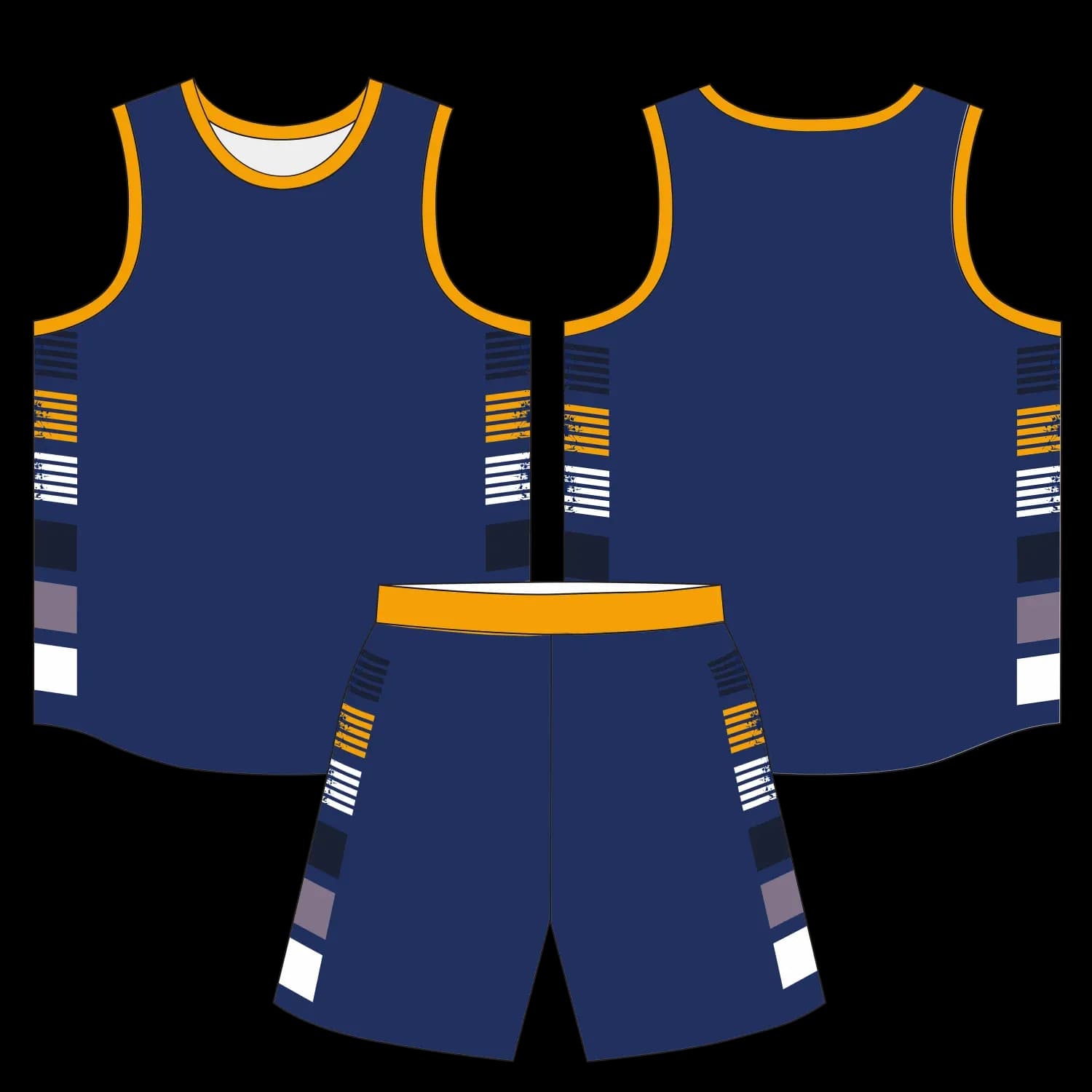 Custom basketball uniform design B78