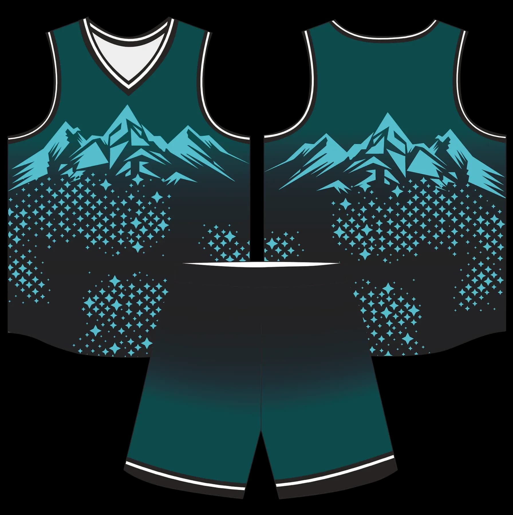 Custom basketball uniform design B95