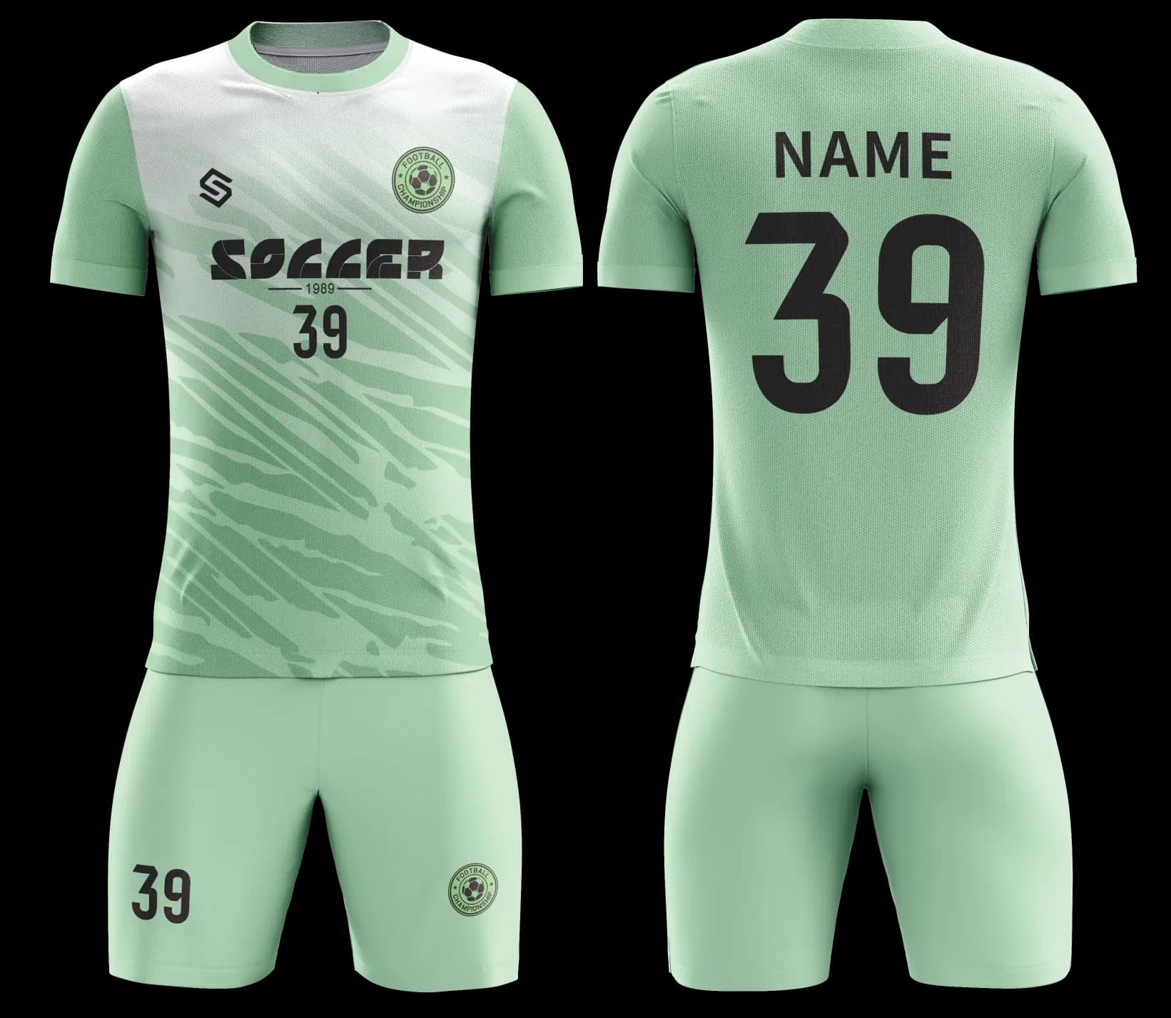 Custom soccer uniform design Z34HS