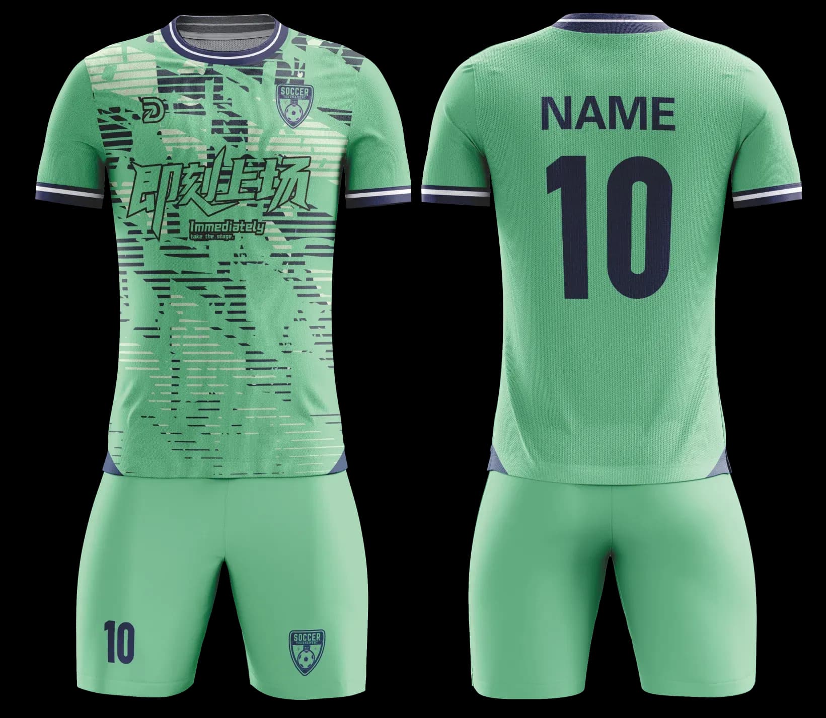 Custom soccer uniform design Z134JW