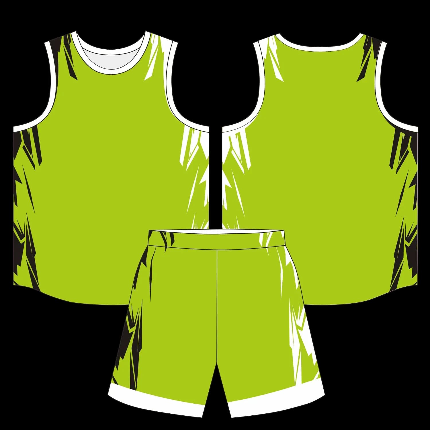 Custom basketball uniform design B83