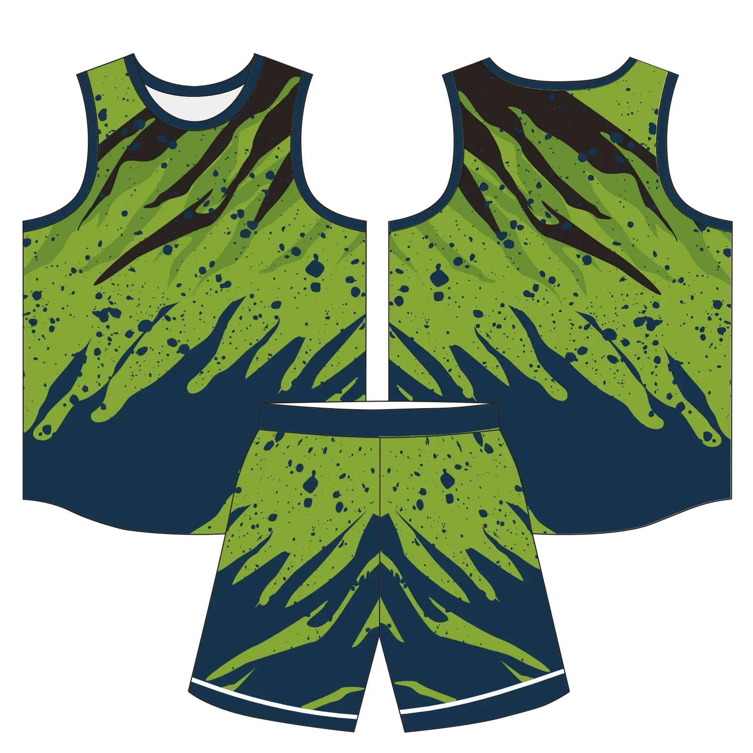 Custom basketball uniform design B97