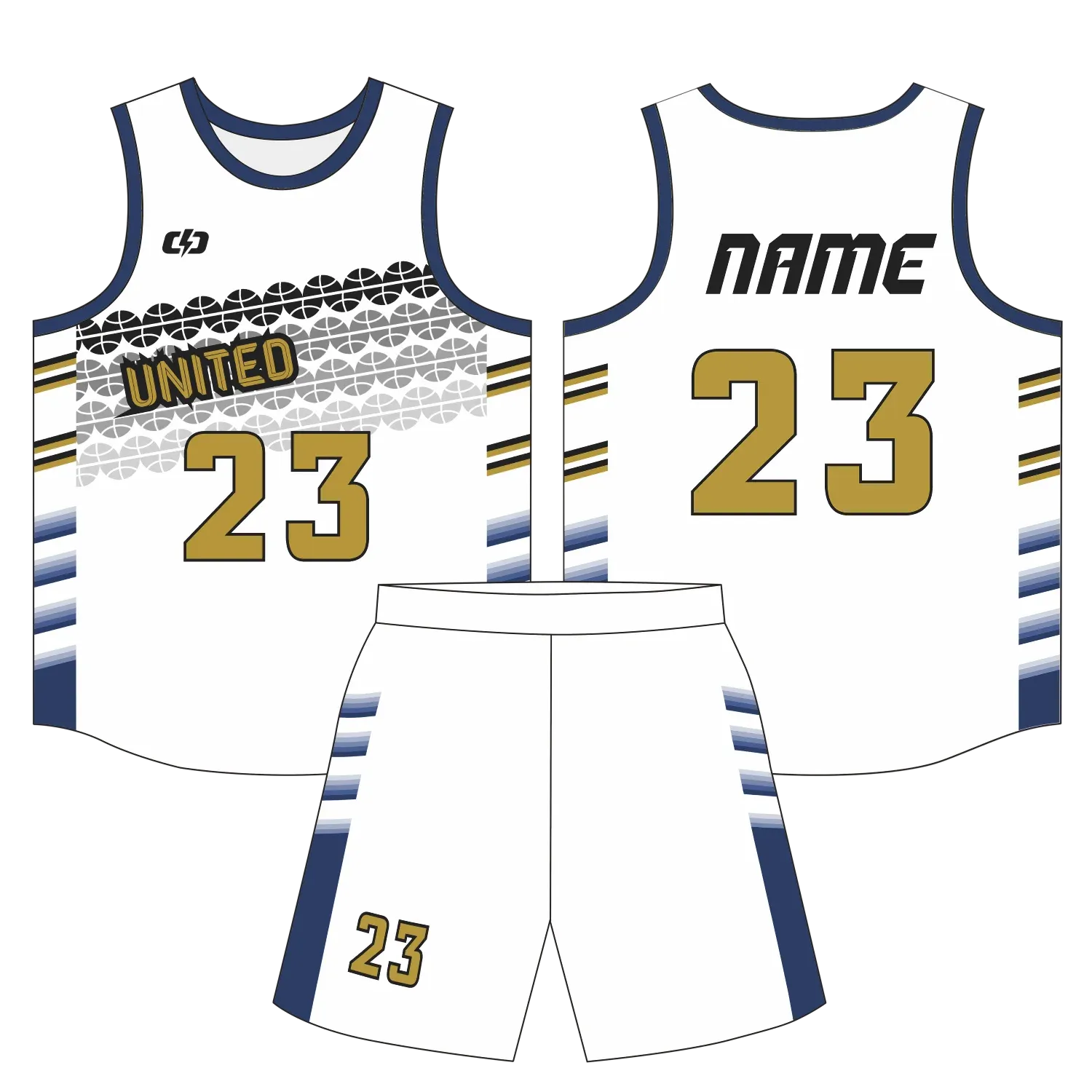 Custom basketball uniform design B60