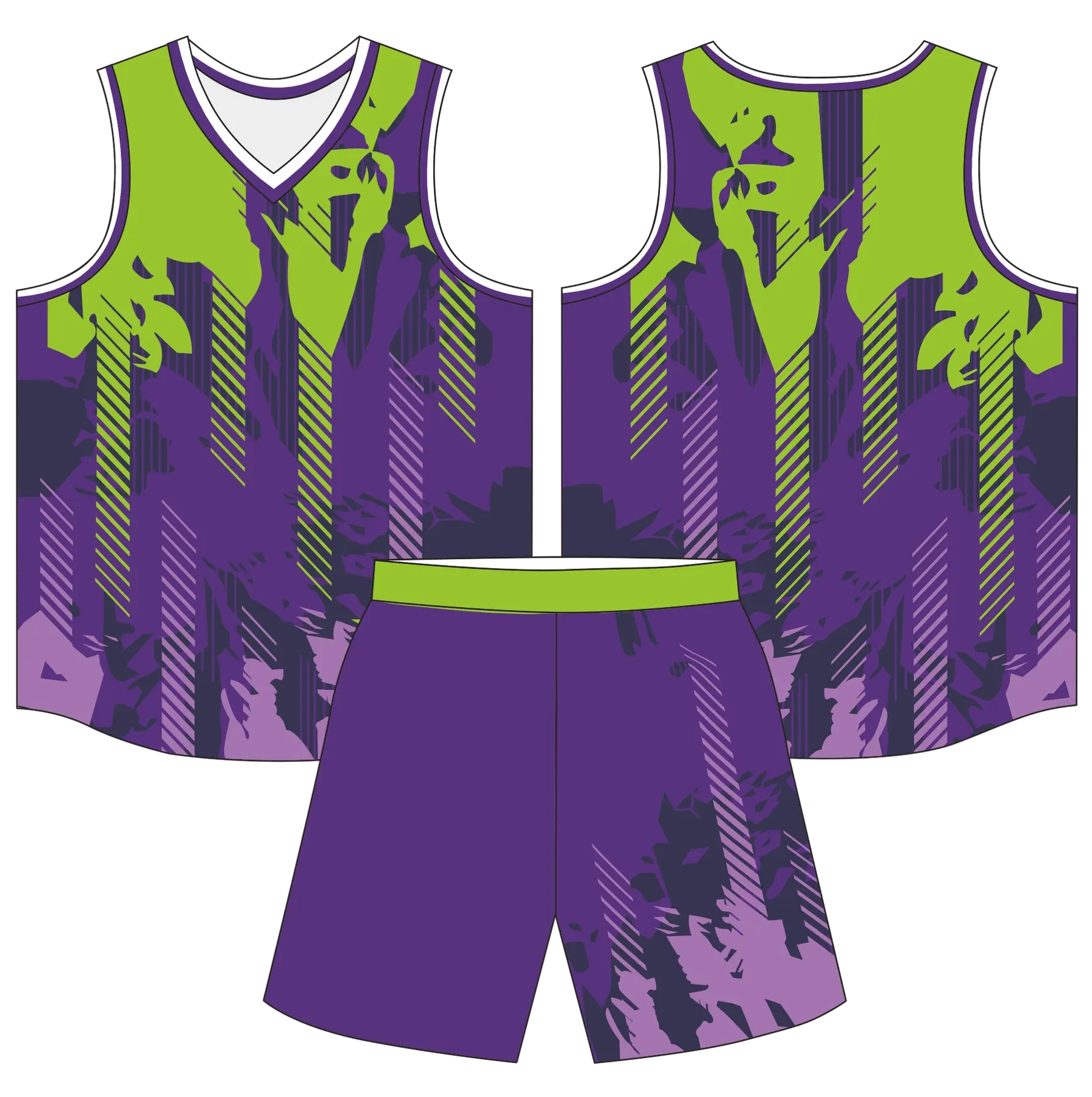 Custom basketball uniform design B96