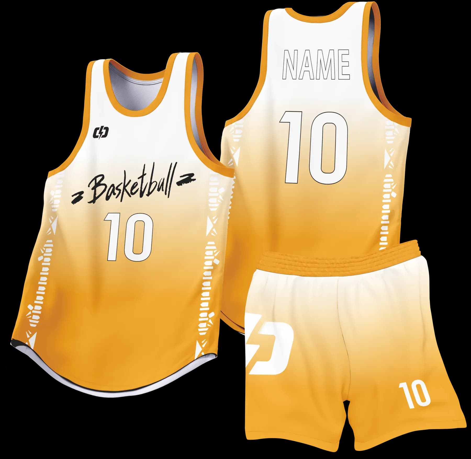 Custom basketball uniform design B100