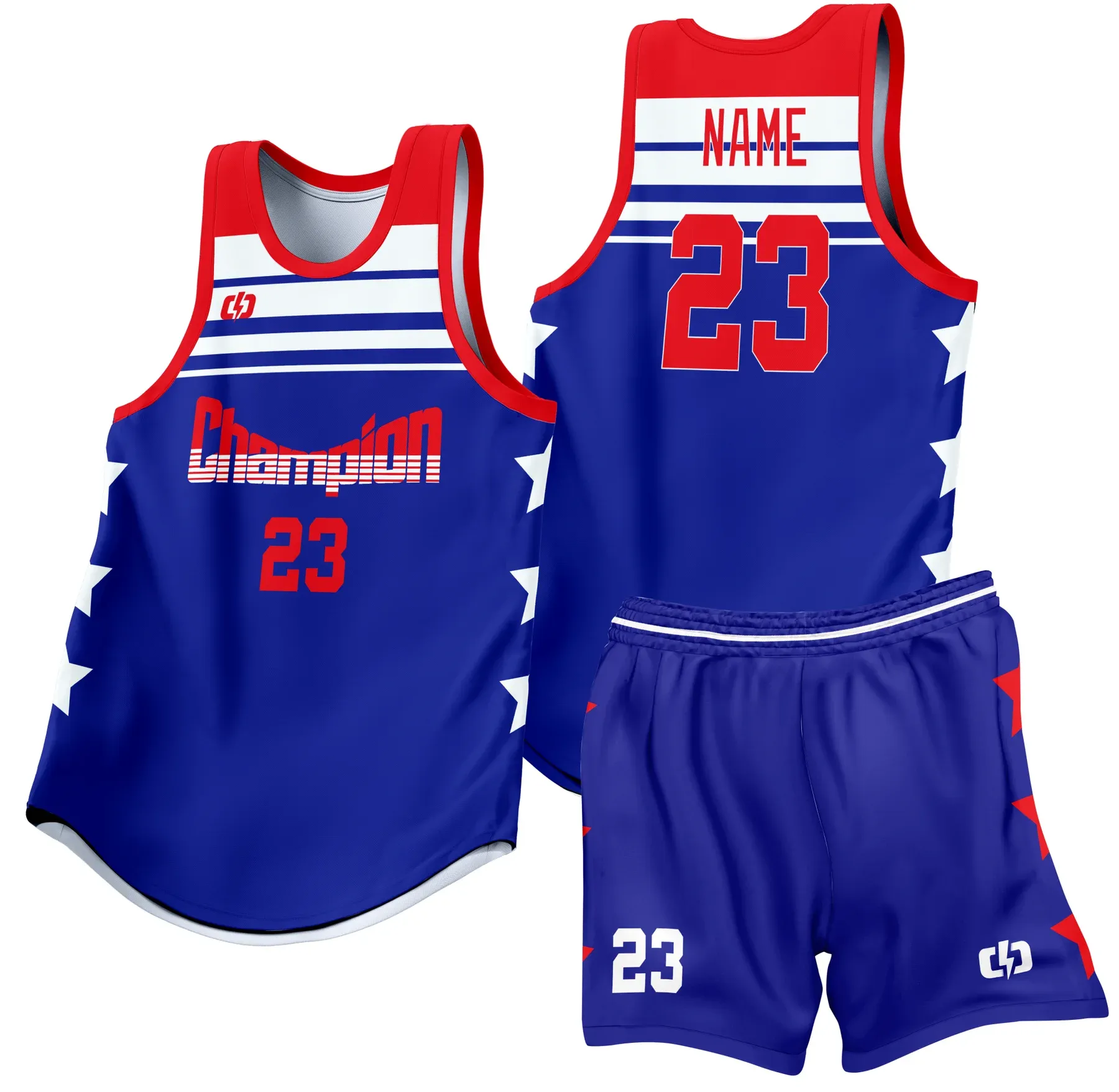 Custom basketball uniform design B30