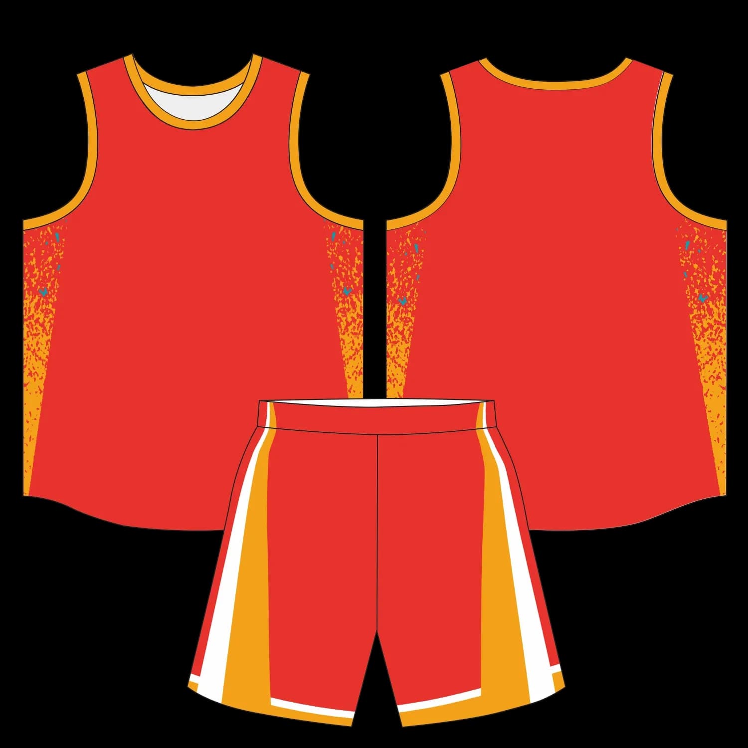 Custom basketball uniform design B14JW