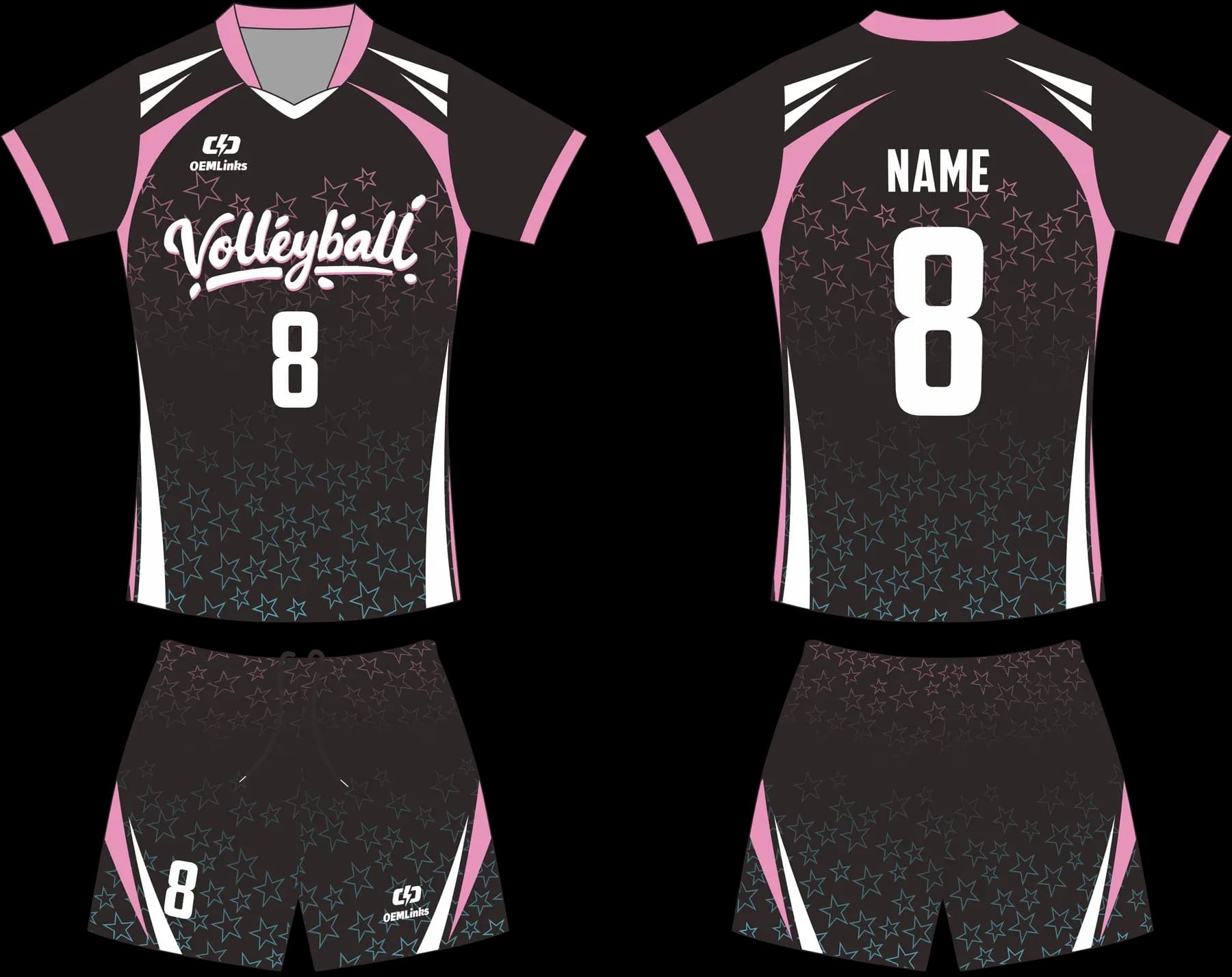 Custom volleyball uniform design UP36