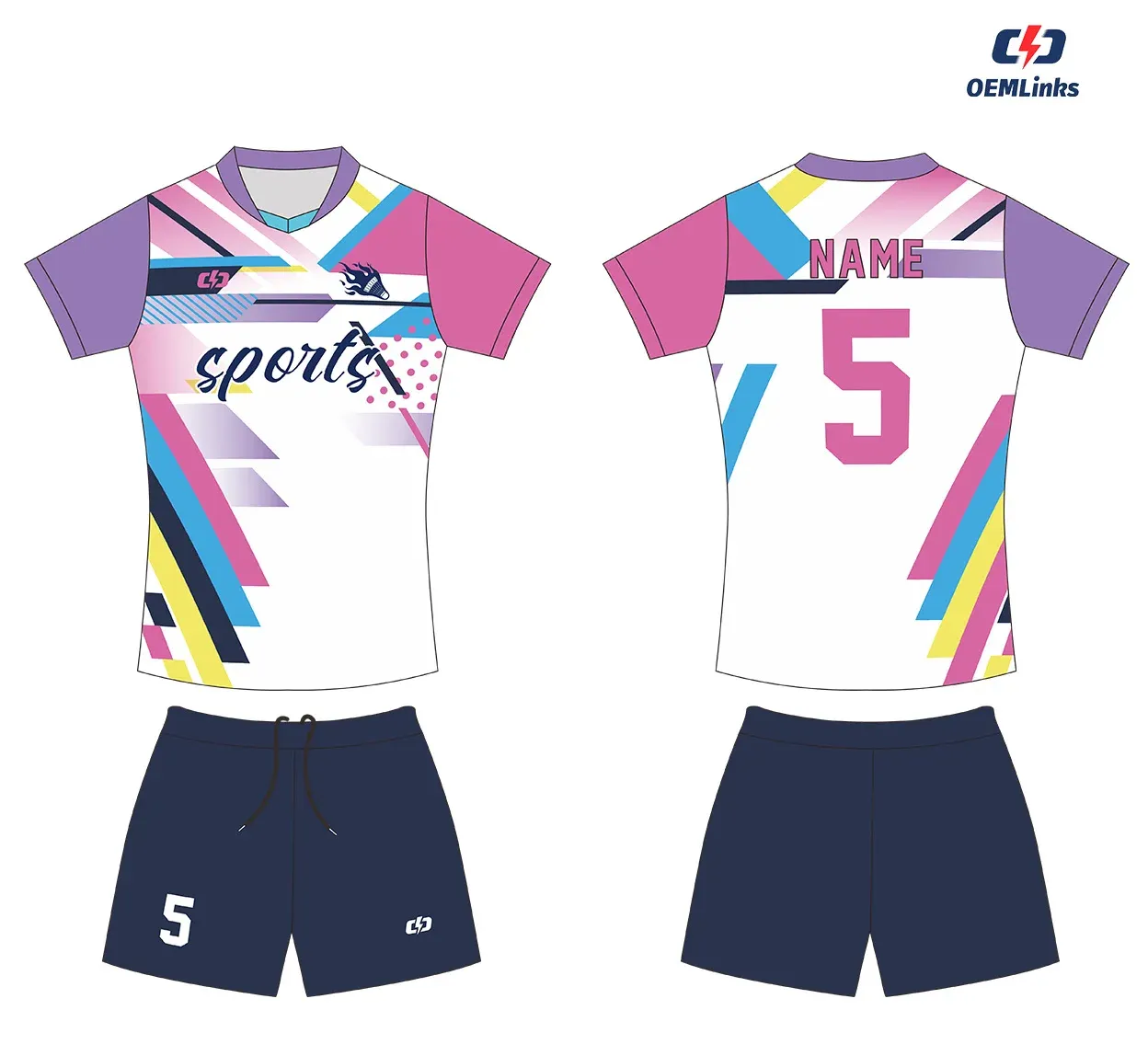 Custom volleyball uniform design UP16