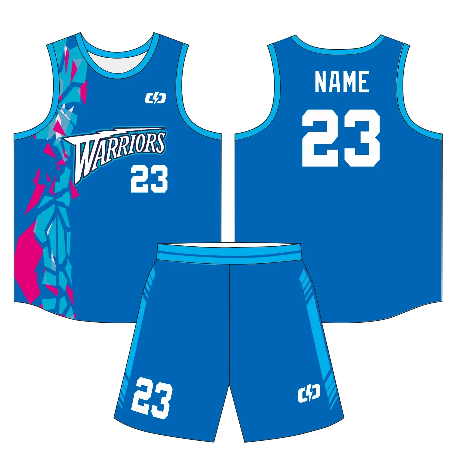 Custom basketball uniform design B35